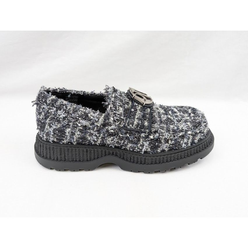 Dior o1rshd1 Buffalo Loafers Fabric in Navy Blue Size US 9 / EU 42 - 1 Thumbnail