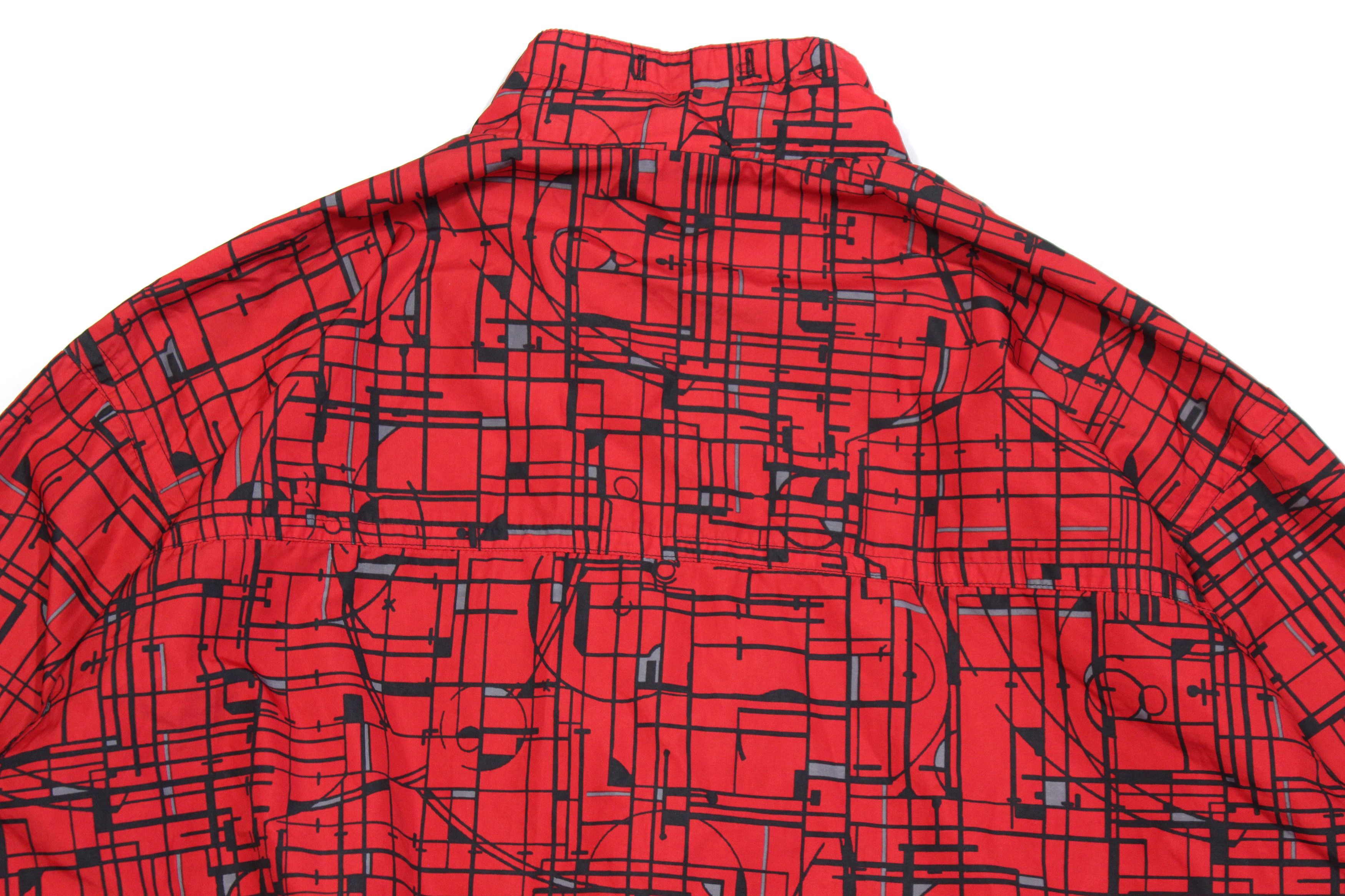Nike 90S Swoosh Logo Pattern Jacket Size US M / EU 48-50 / 2 - 4 Thumbnail