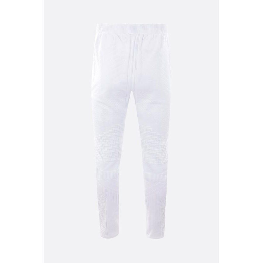 Prada PRADA White Nylon Jacquard Leggings New & Authentic (Men's s Size US 32 / EU 48 - 2 Thumbnail