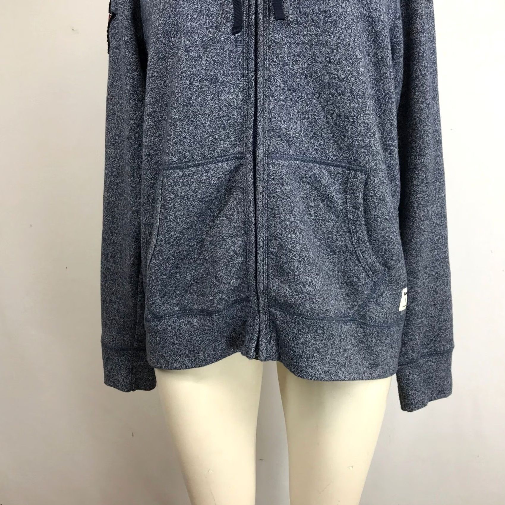 Roots VINTAGE Roots Vancouver Graphic Full Zip Hoodie Heathered Blue Womens M/M Size M / US 6-8 / IT 42-44 - 3 Thumbnail