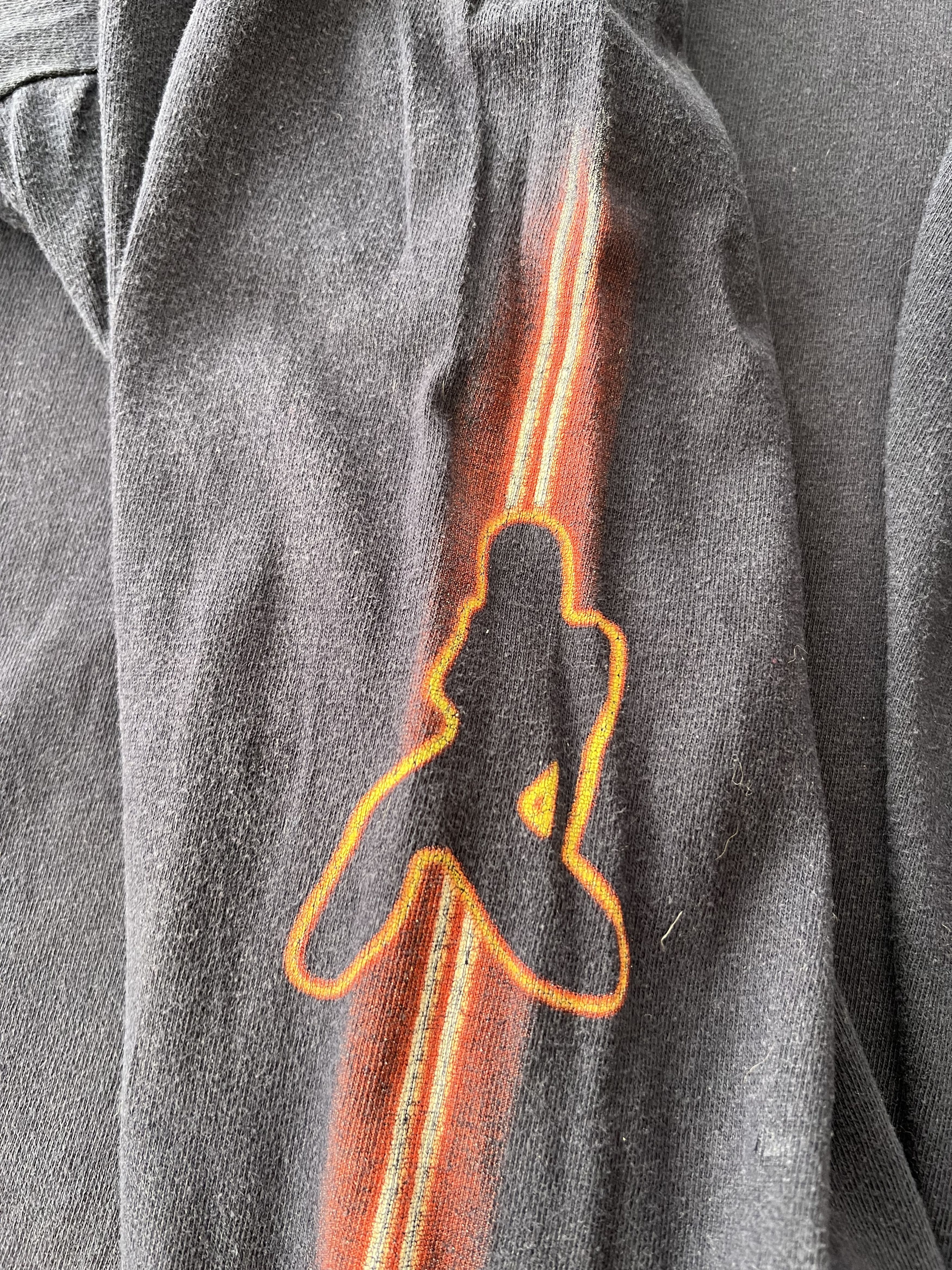 Band Tees Vintage 2000s Korn Neon Stripper Girl Nu Metal Long Sleeve Size US XL / EU 56 / 4 - 9 Thumbnail