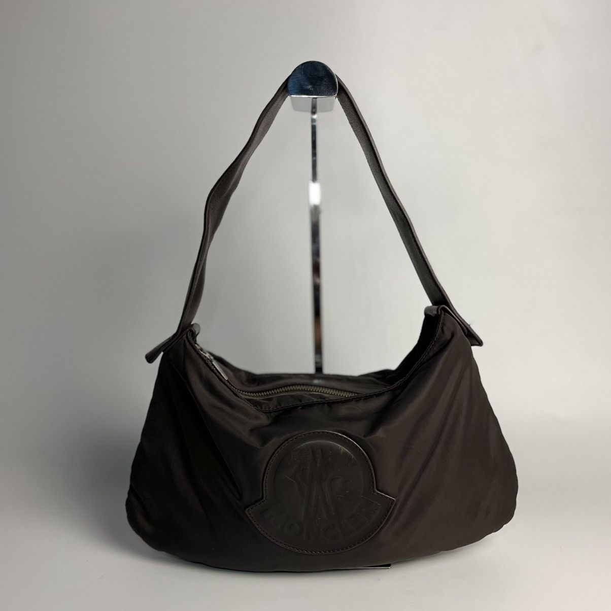 Moncler Moncler 2006 Nylon Shoulder Bag in Brown Size ONE SIZE - 1 Thumbnail