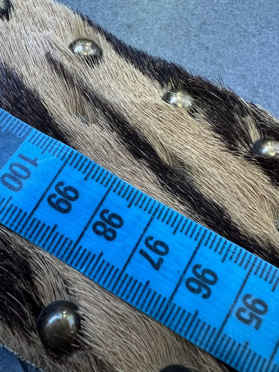 Roberto Cavalli Roberto Cavalli Class pony hair chained zebra waist belt Size ONE SIZE - 10 Thumbnail