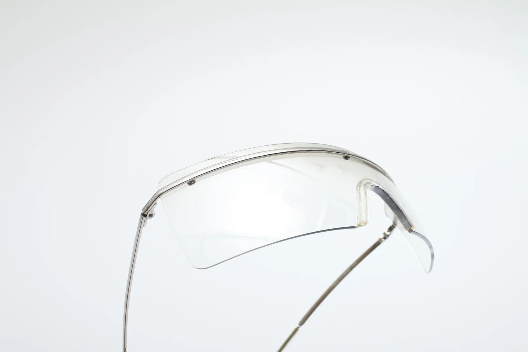 Chanel × Vintage CHANEL Sunglasses 4044 Mask Visor Rimless Ski Shield 4033 Size ONE SIZE - 6 Thumbnail