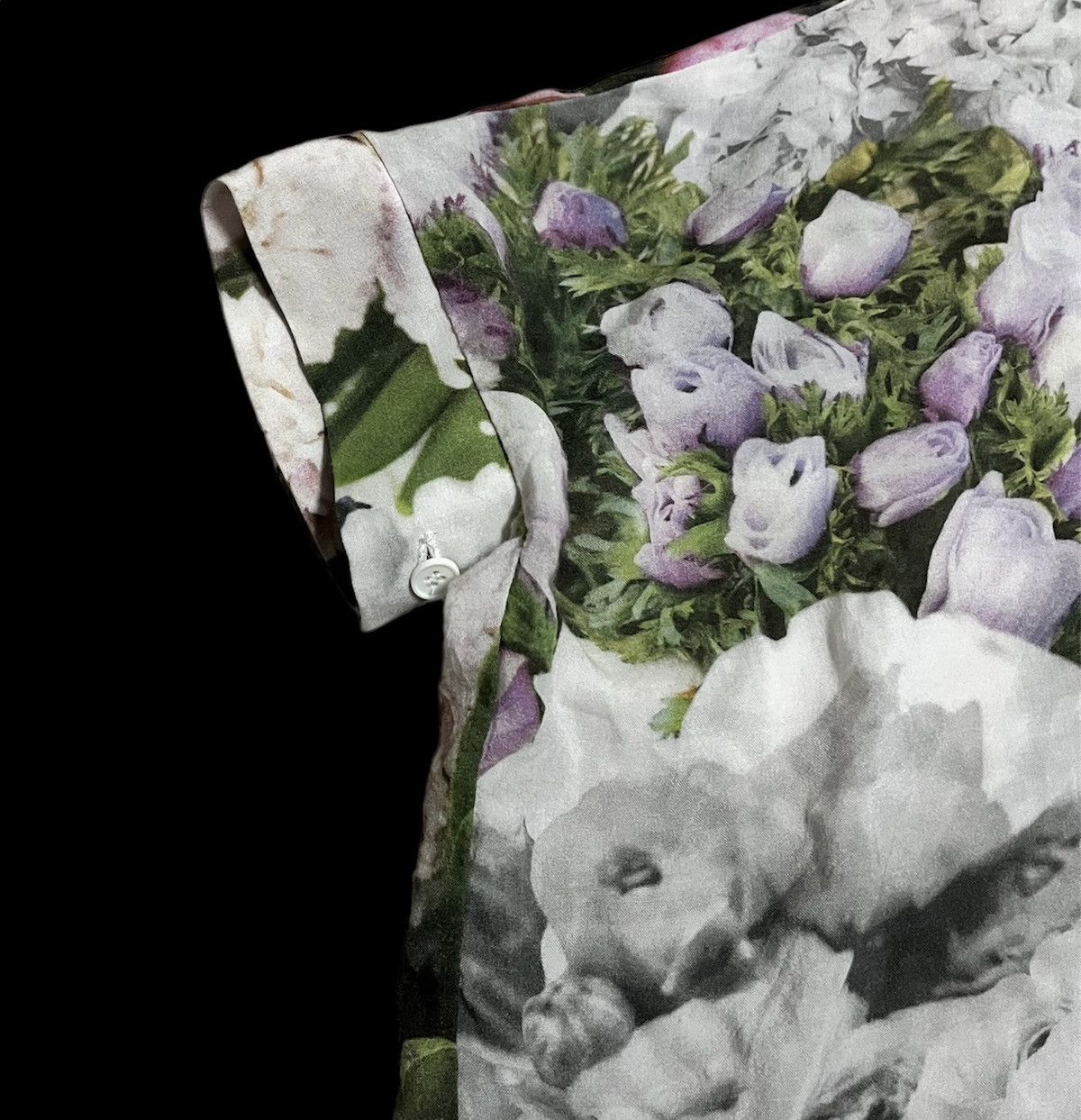 Designer × Maison Margiela 🔥Maison Martin Margiela MM6 Women Floral Oversize Blouse Size S / US 4 / IT 40 - 4 Thumbnail