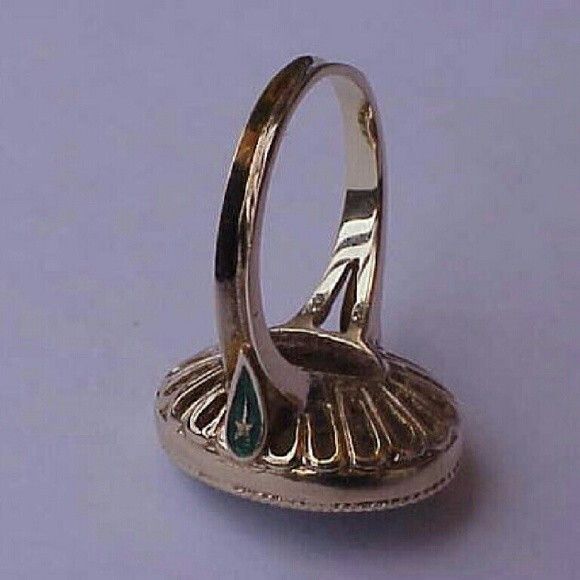 Other Victorian Enamel 750(18k) Yellow Gold Genuine Ruby Diamonds Size ONE SIZE - 7 Thumbnail