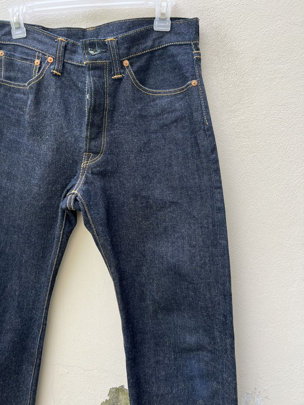 The Flat Head The Flat Head Googies G35 Dark Blue Denim Selvedge Jeans Size US 30 / EU 46 - 10 Thumbnail