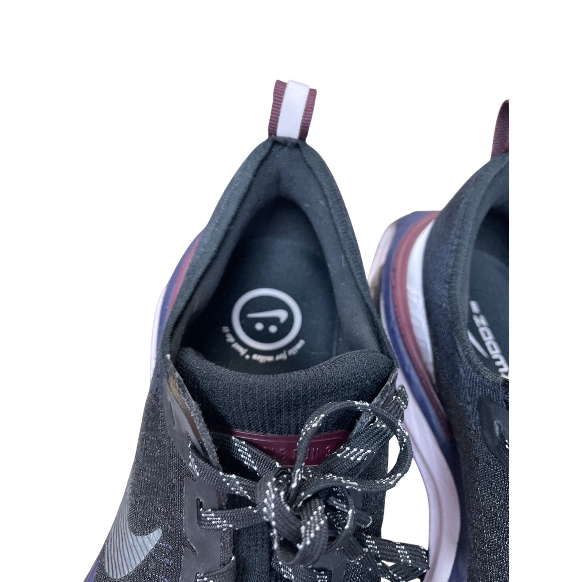 Nike Nike Invincible 3 Womans Black Gray Running Sneakers Sz 11 S Size US 11 / IT 41 - 9 Thumbnail