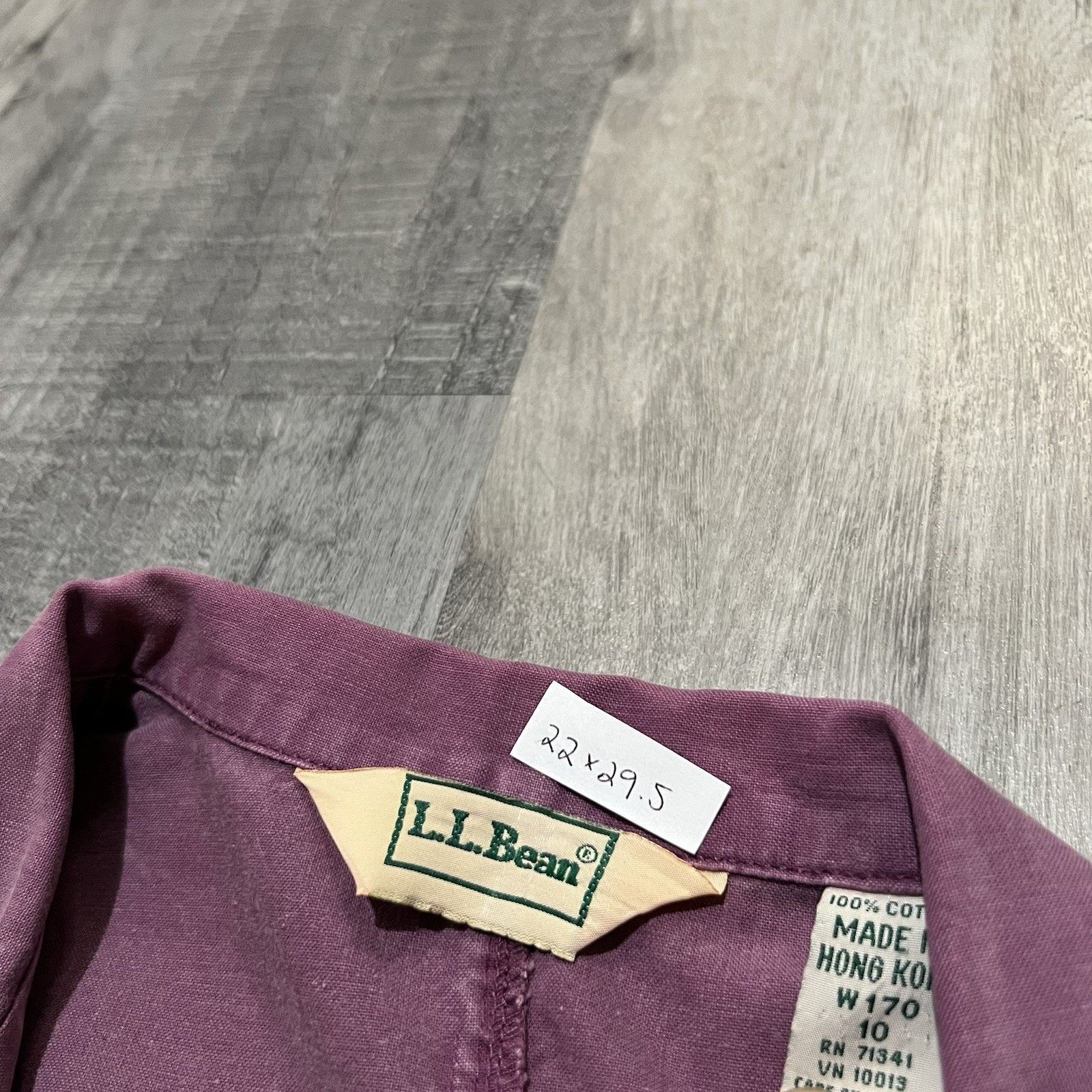L.L. Bean Vintage LL Bean Safari Jacket Sun Faded Pink Canvas Coat Size L / US 10 / IT 46 - 5 Thumbnail