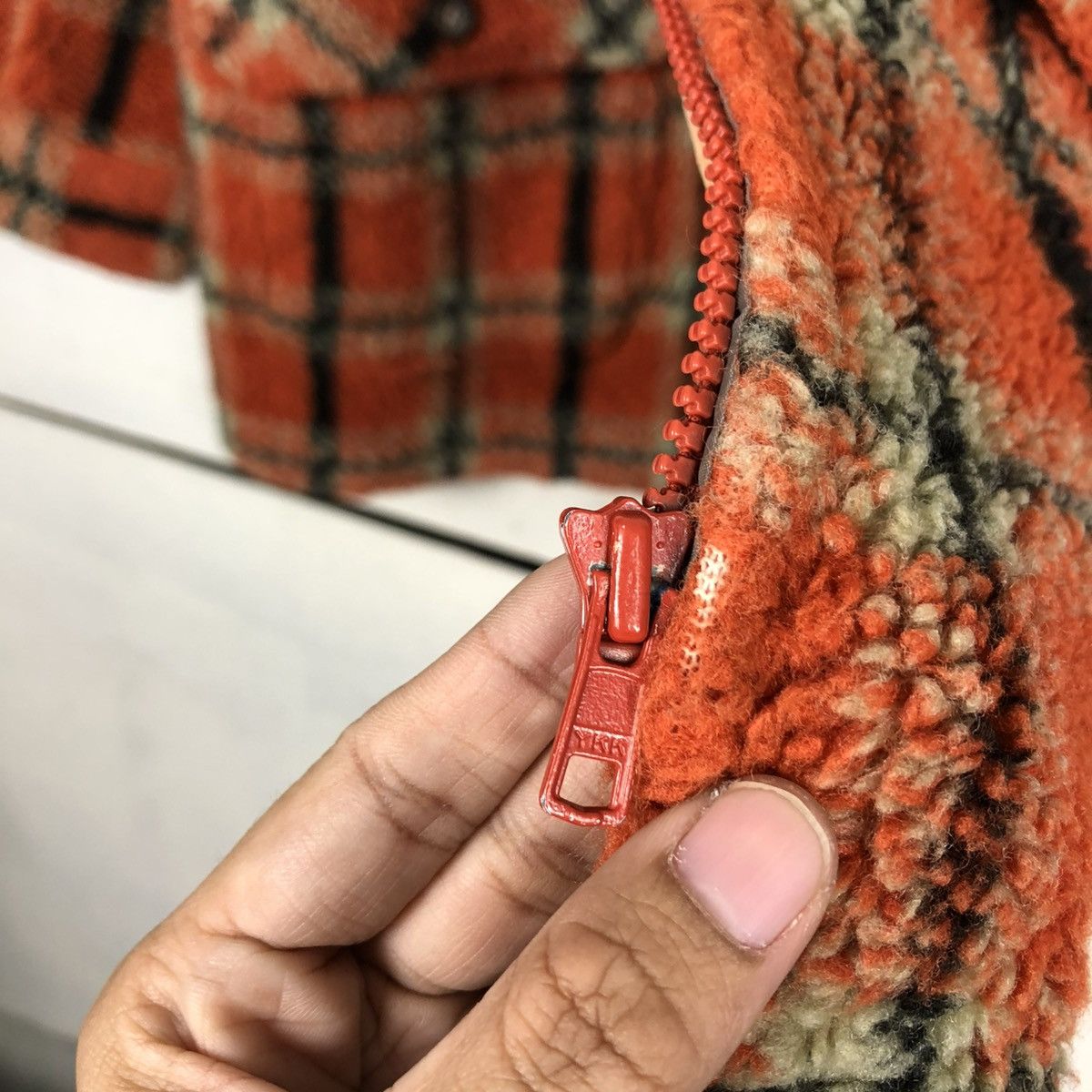 Japanese Brand 🔥VINTAGE FLEECE FLANNEL JACKET RALPH ETON ISSEY MIYAKE Size US M / EU 48-50 / 2 - 18 Thumbnail
