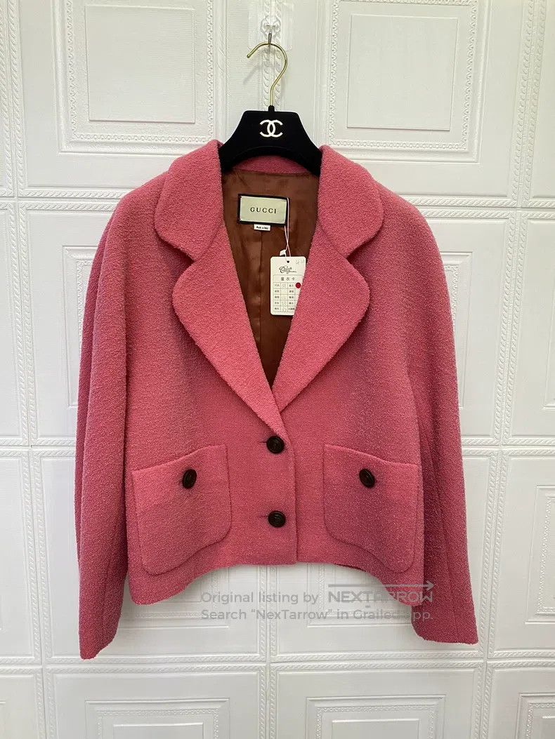 Gucci Gucci Pink woollen coat Size XS / US 0-2 / IT 36-38 - 1 Thumbnail
