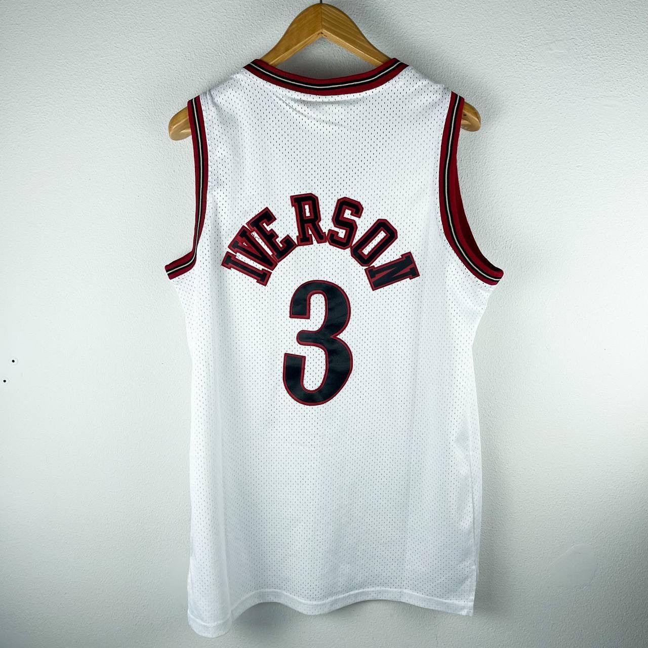 NBA Sixers Iverson Philadelphia Vintage 00s Player Jersey L Size US L / EU 52-54 / 3 - 6 Thumbnail