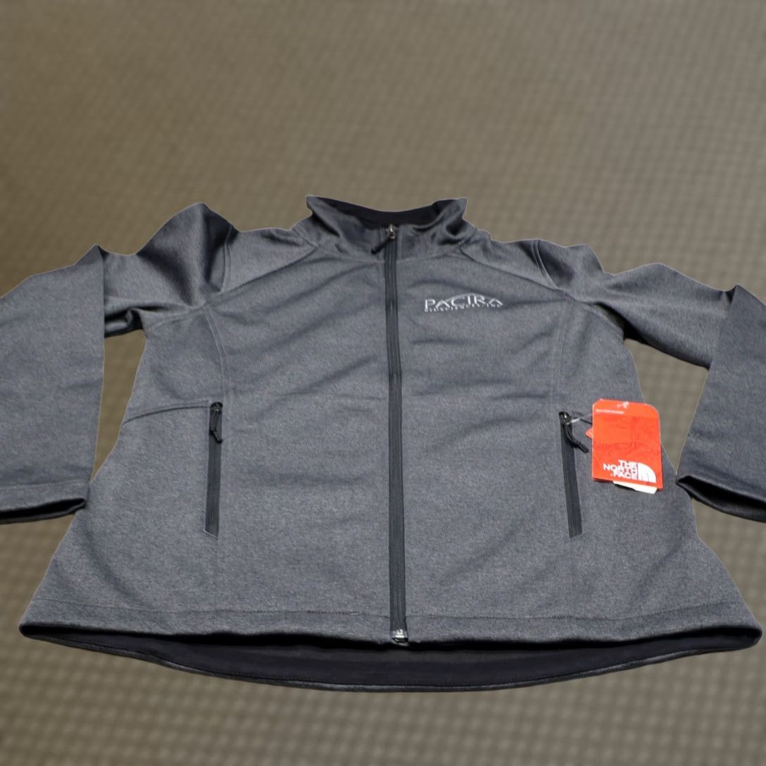 The North Face VINTAGE The North Face Jacket Womens L Grey Ridgeline Softshell WindWall Slim LOGO NWD Size L / US 10 / IT 46 - 1 Thumbnail