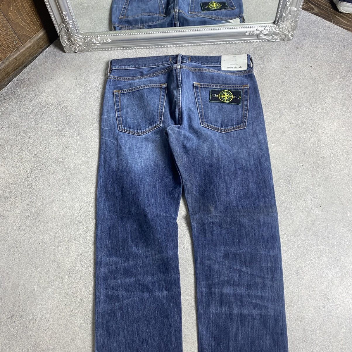 Stone Island Vintage Stone Island Jeans Patch Pocket Straight Fit Casual Size US 32 / EU 48 - 3 Thumbnail