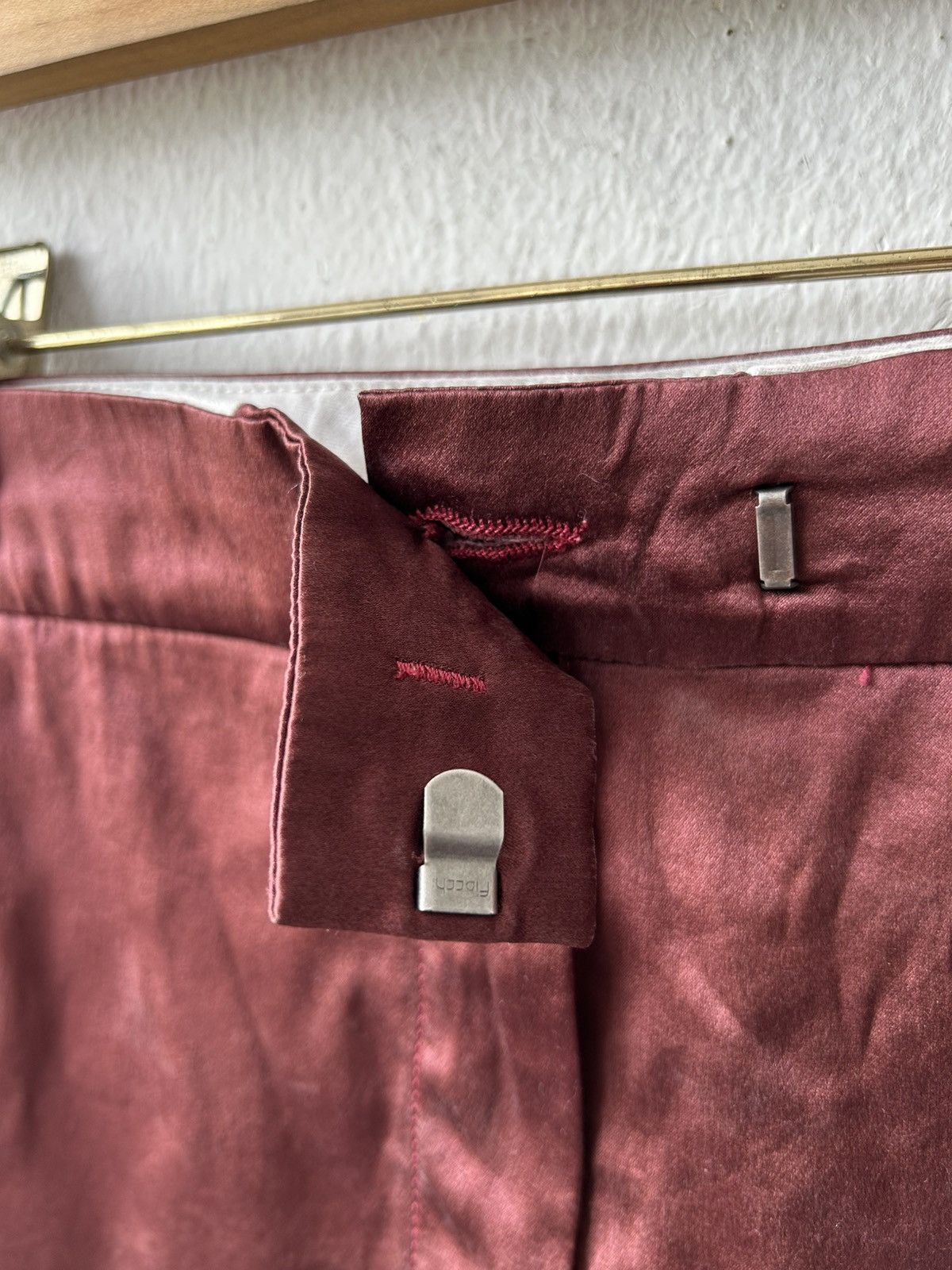 Alexander McQueen Alexander Mqueen Maroon Shorts Pants Size 27" / US 4 / IT 40 - 12 Thumbnail
