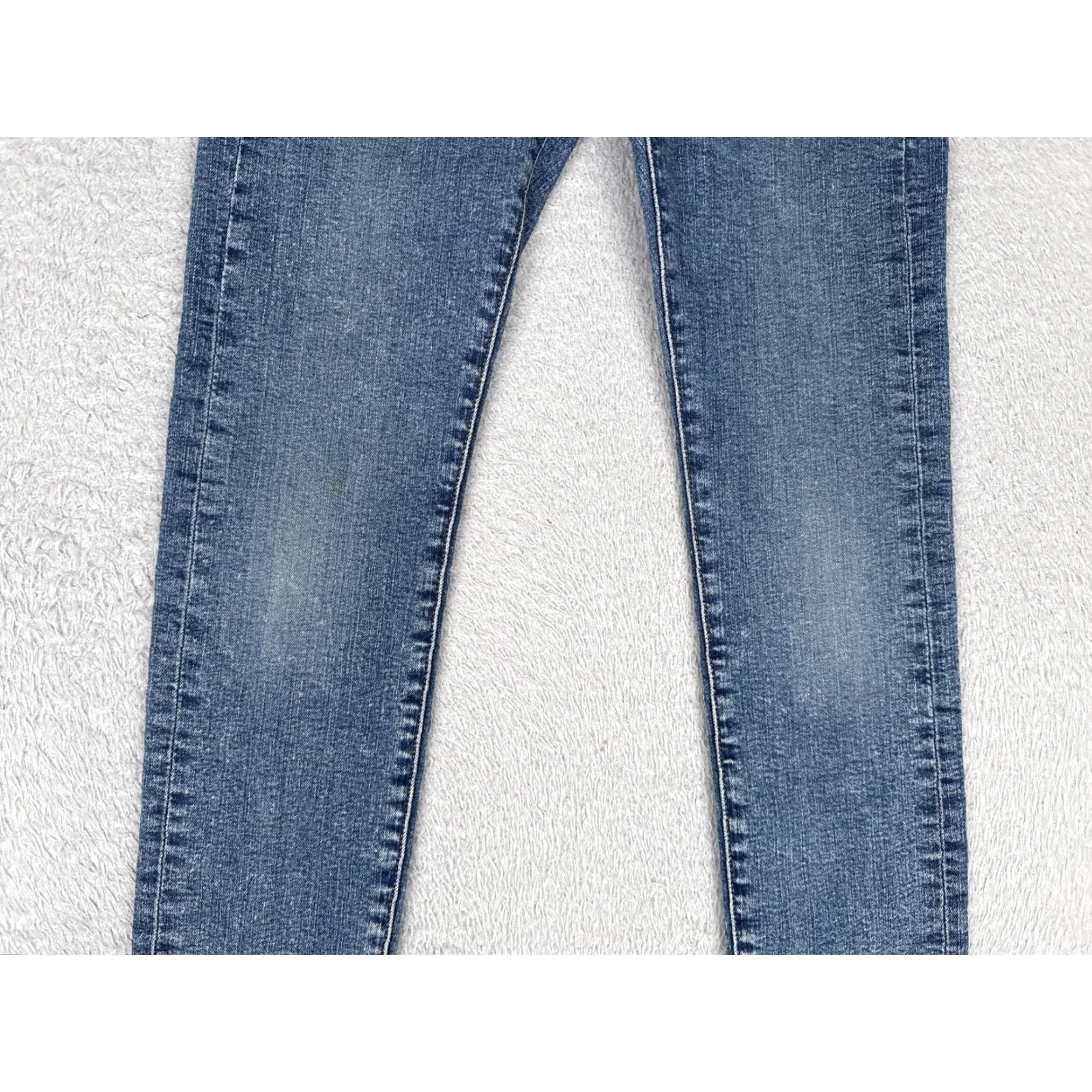 Levi's Levi's Premium Jeans Womens 29x32 Blue Extreme Skinny Fit Jeans Chainsaw Rinse - 5-Pocket Denim Zip Fly Slim City Mens? Size 29" - 3 Thumbnail