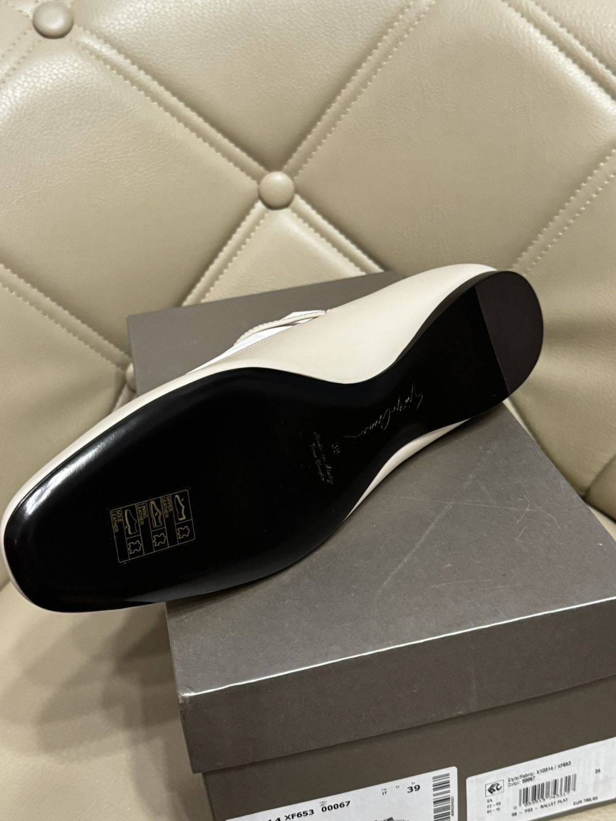 Giorgio Armani GIORGIO ARMANI Leather ballet flats Size US 8.5 / IT 38.5 - 12 Thumbnail