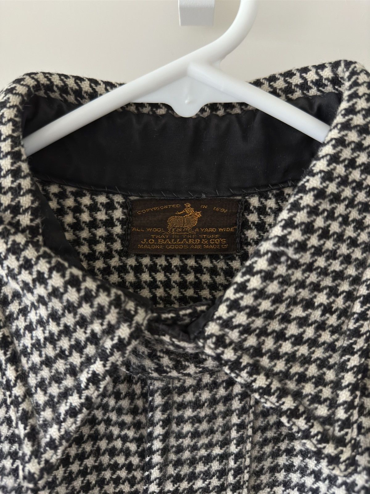 Vintage 1930s J.O. Ballard & Co Wool Shirt Size US L / EU 52-54 / 3 - 4 Thumbnail