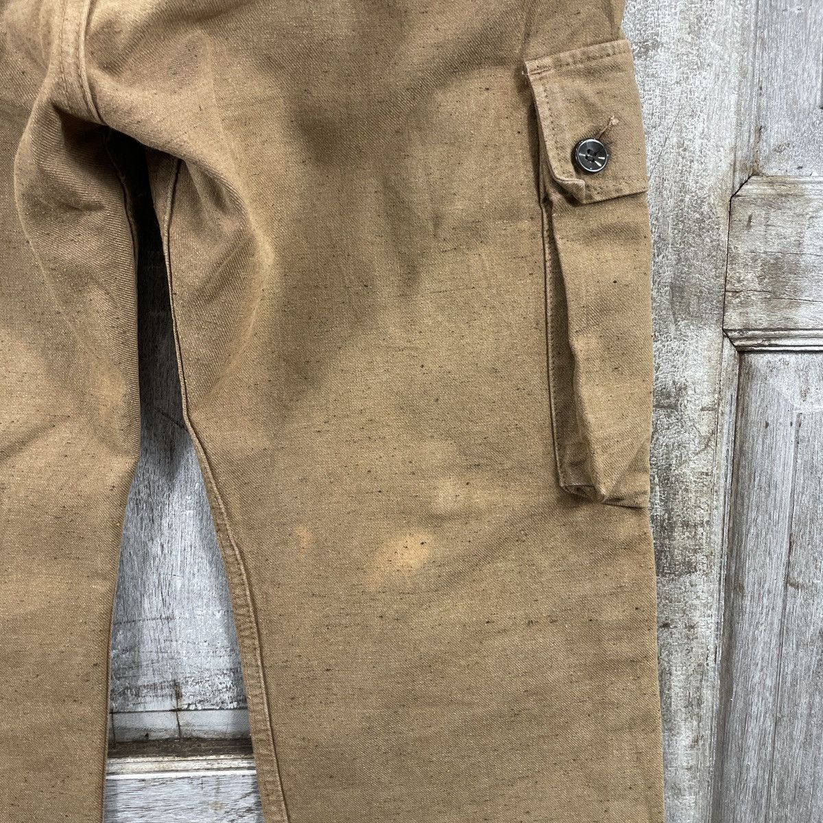 Japanese Brand × Spellbound × Vintage Vintage Spellbound Distressed Brown Cargo Pants Size US 33 - 5 Thumbnail