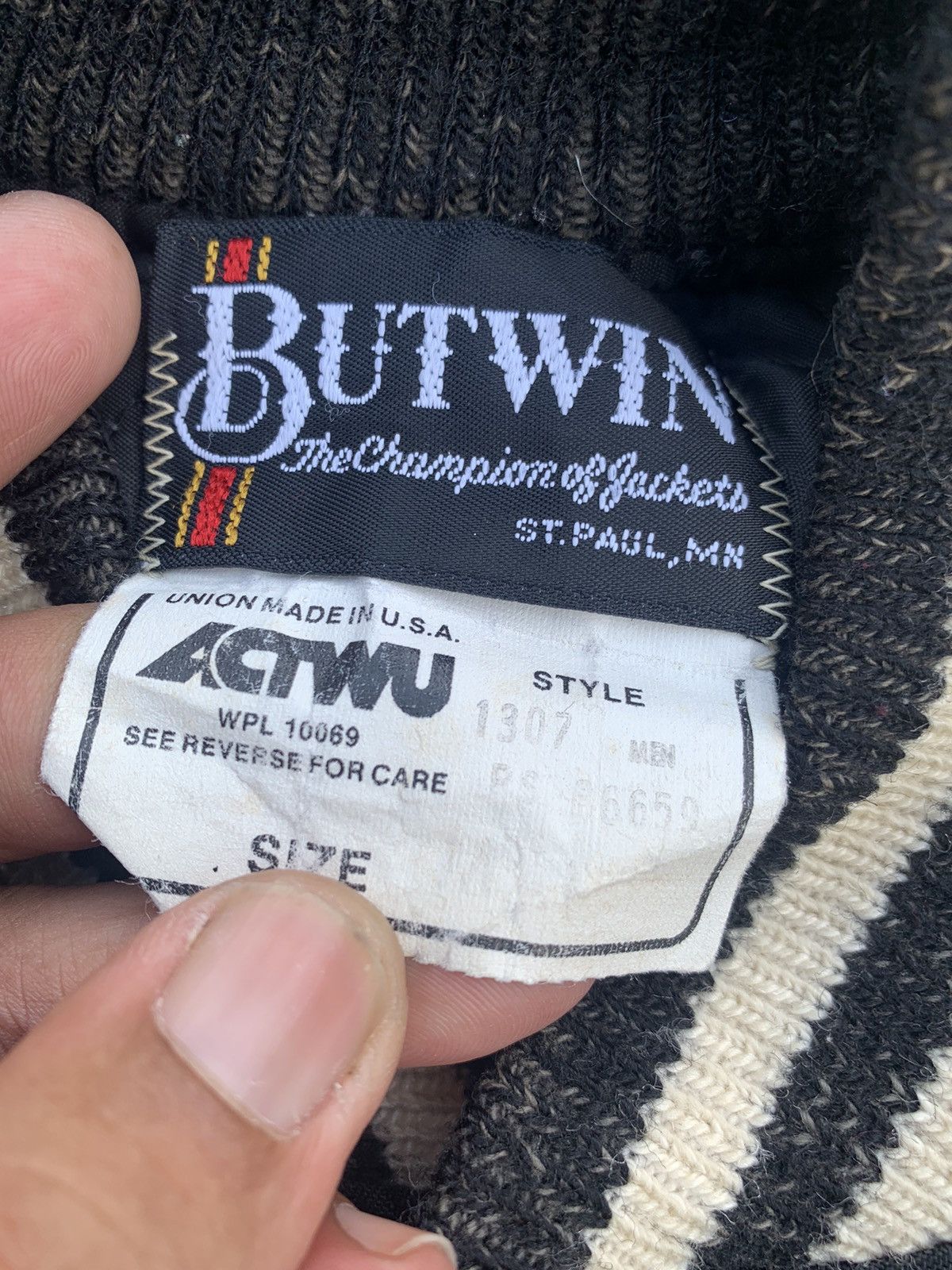 Vintage Vintage 90’s Butwin Varsity jacket Size US M / EU 48-50 / 2 - 3 Thumbnail