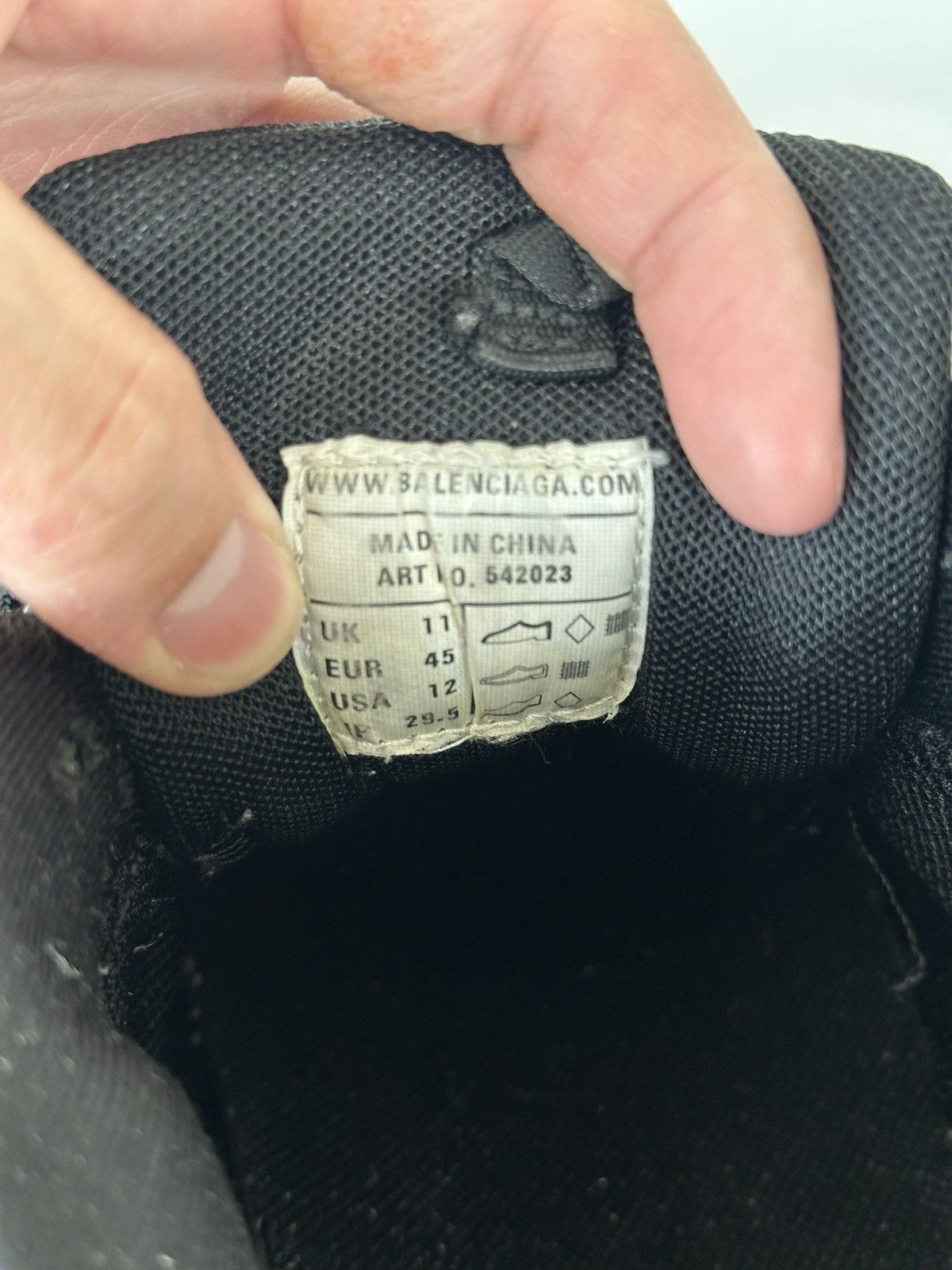 Balenciaga Balenciaga Track 1 Black Size US 12 / EU 45 - 11 Thumbnail