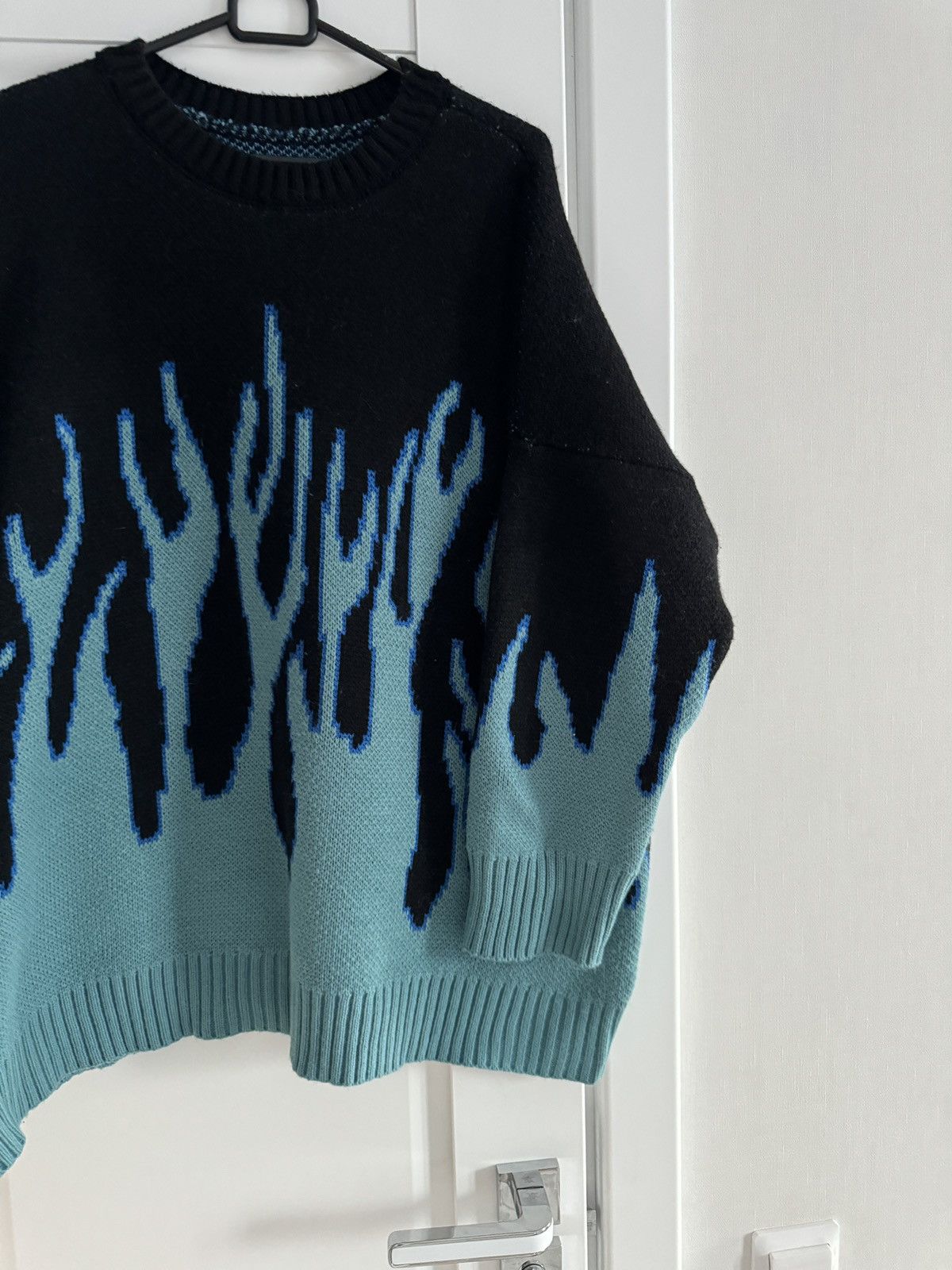 Japanese Brand Blue Flame Sweater Knitwear Size US M / EU 48-50 / 2 - 3 Thumbnail