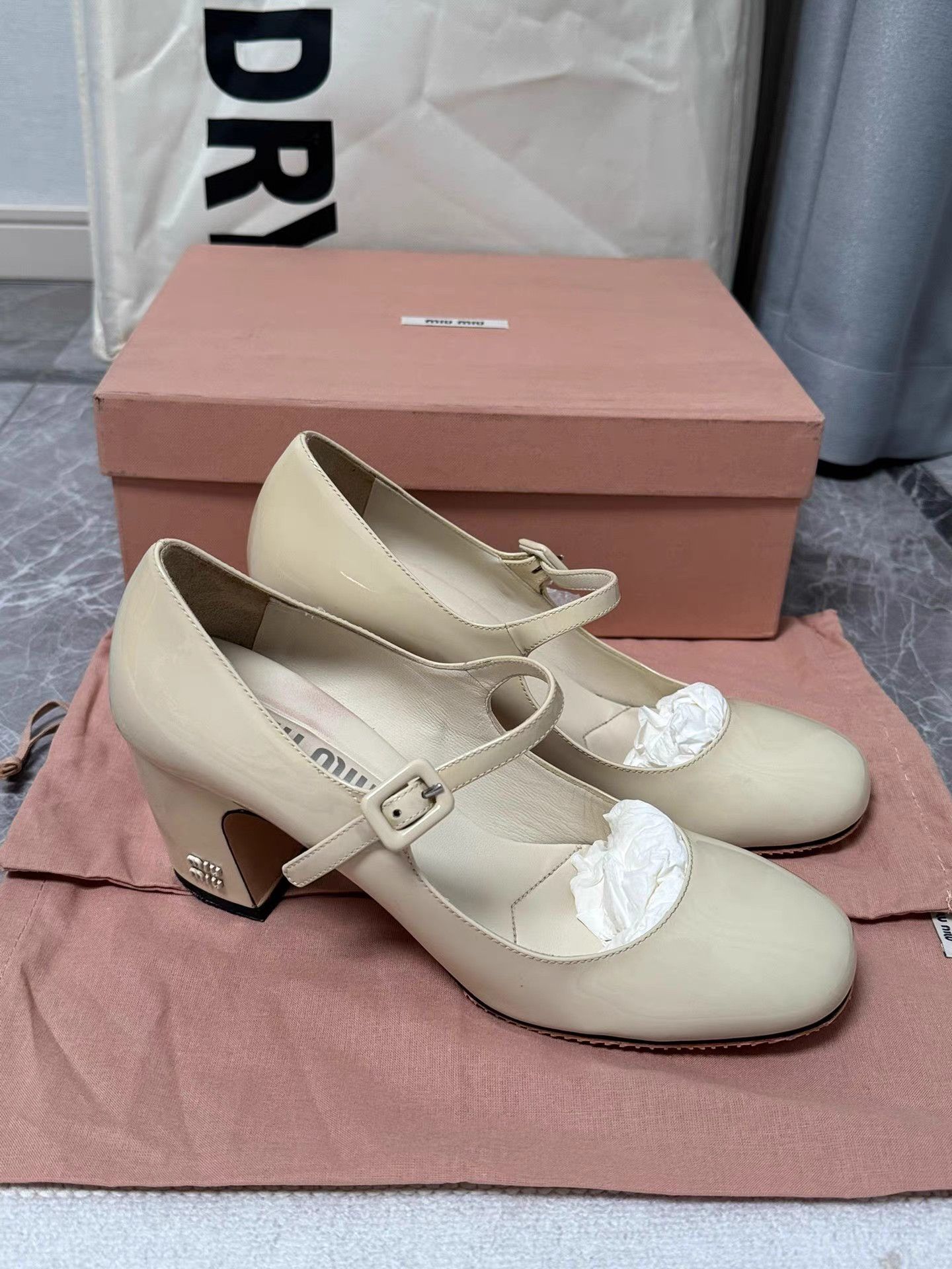 Miu Miu MiuMiu Mary Jane Heels K6 Size US 8.5 / IT 38.5 - 6 Thumbnail