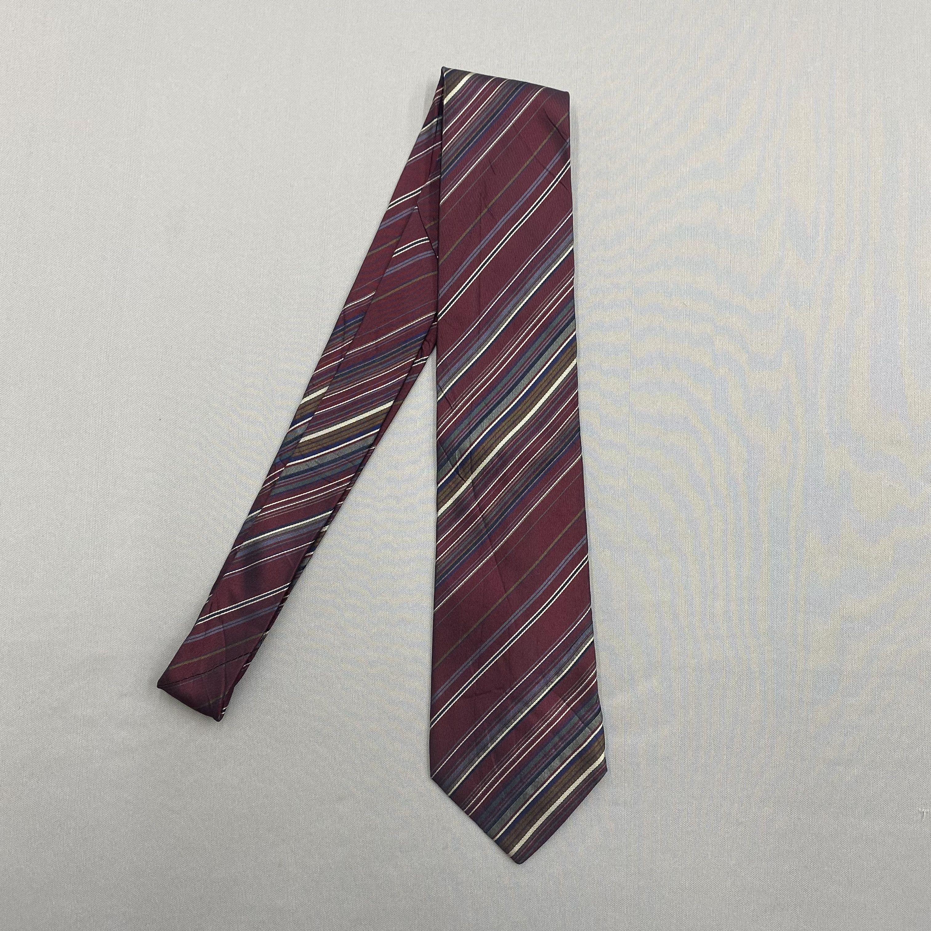 Japanese Brand Vintage Christian Dior SILK Necktie Cravate Pure Silk Size ONE SIZE - 4 Thumbnail