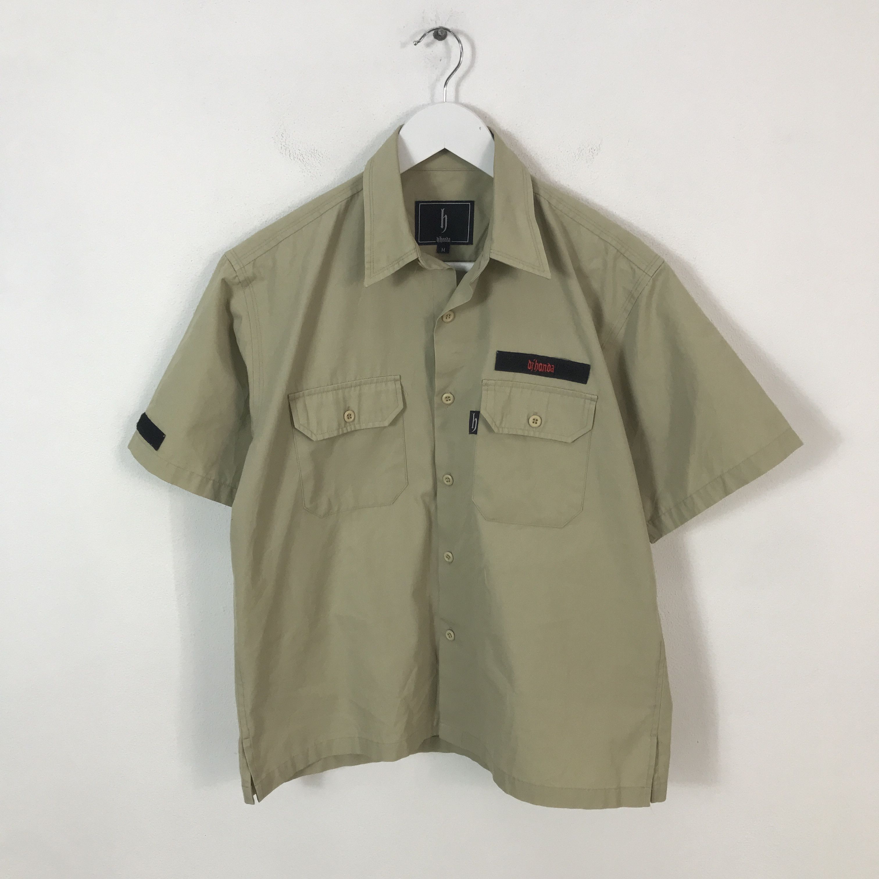 Japanese Brand dj honda Worker Sport Button Up Shirt Size US M / EU 48-50 / 2 - 1 Thumbnail