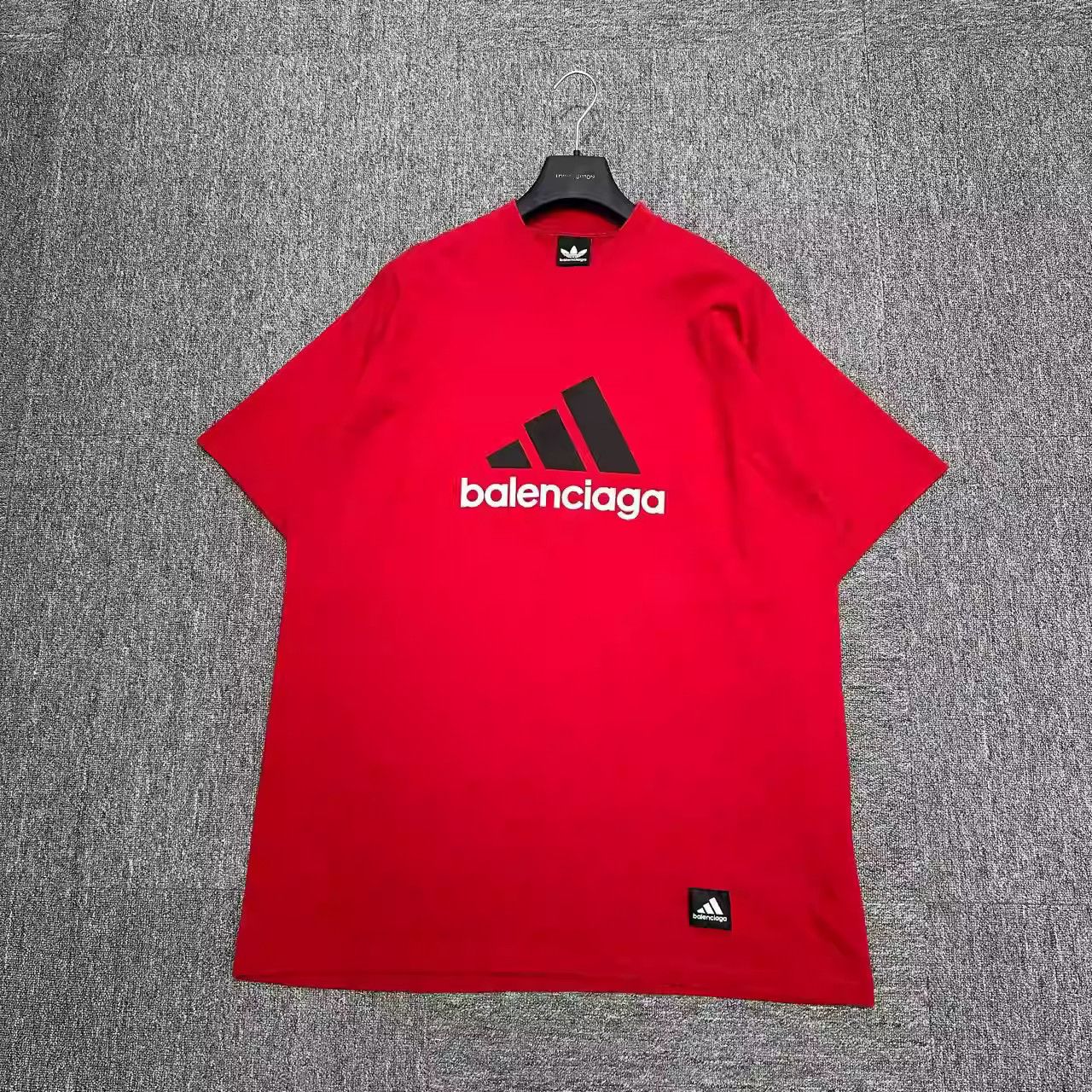 Balenciaga Balenciaga Adidas Embroidered Flock Short Sleeve Size US M / EU 48-50 / 2 - 1 Thumbnail