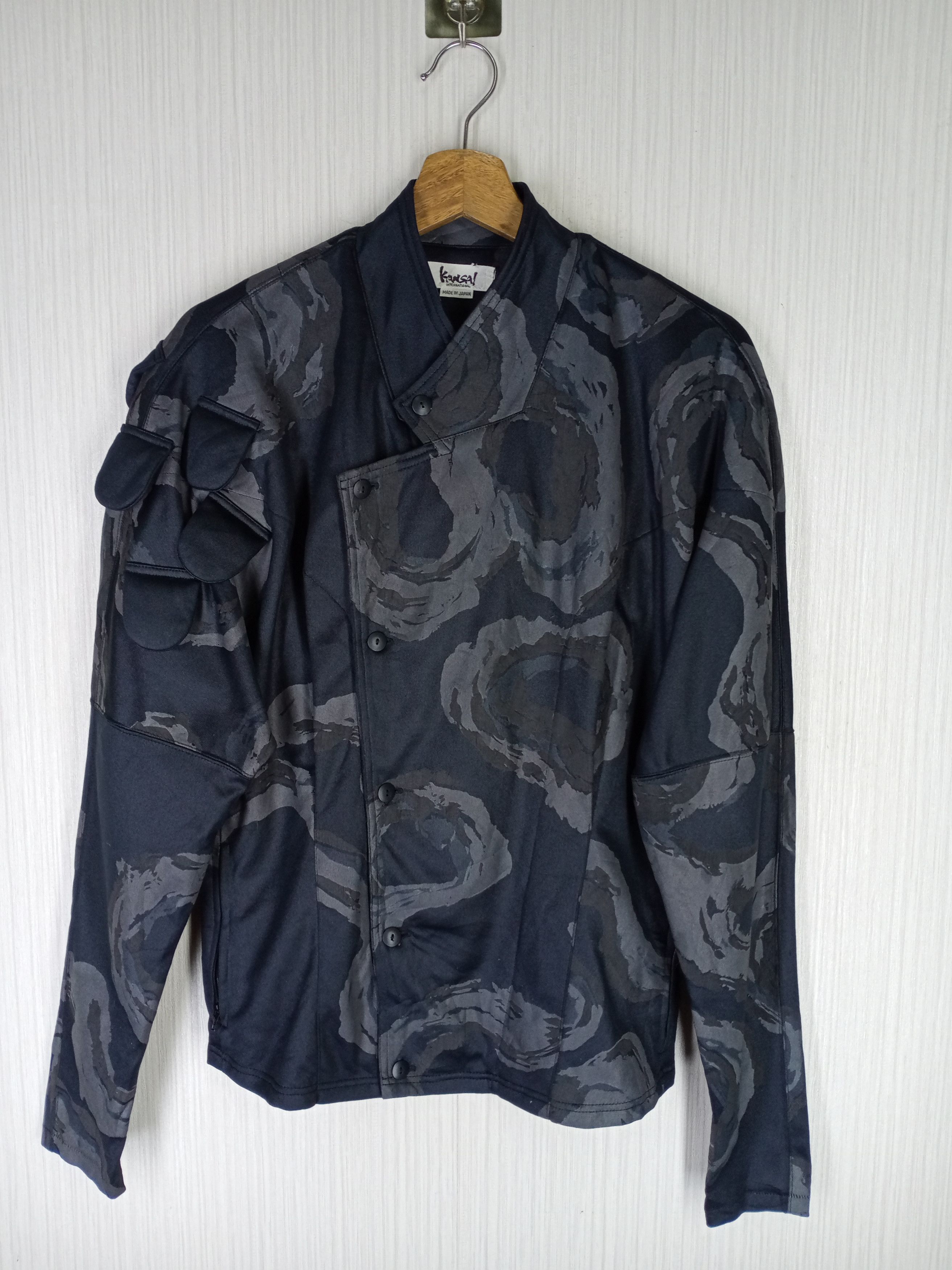 Kansai Yamamoto Rare Vintage Kansai International Asymmetrical Jacket Size US S / EU 44-46 / 1 - 1 Thumbnail