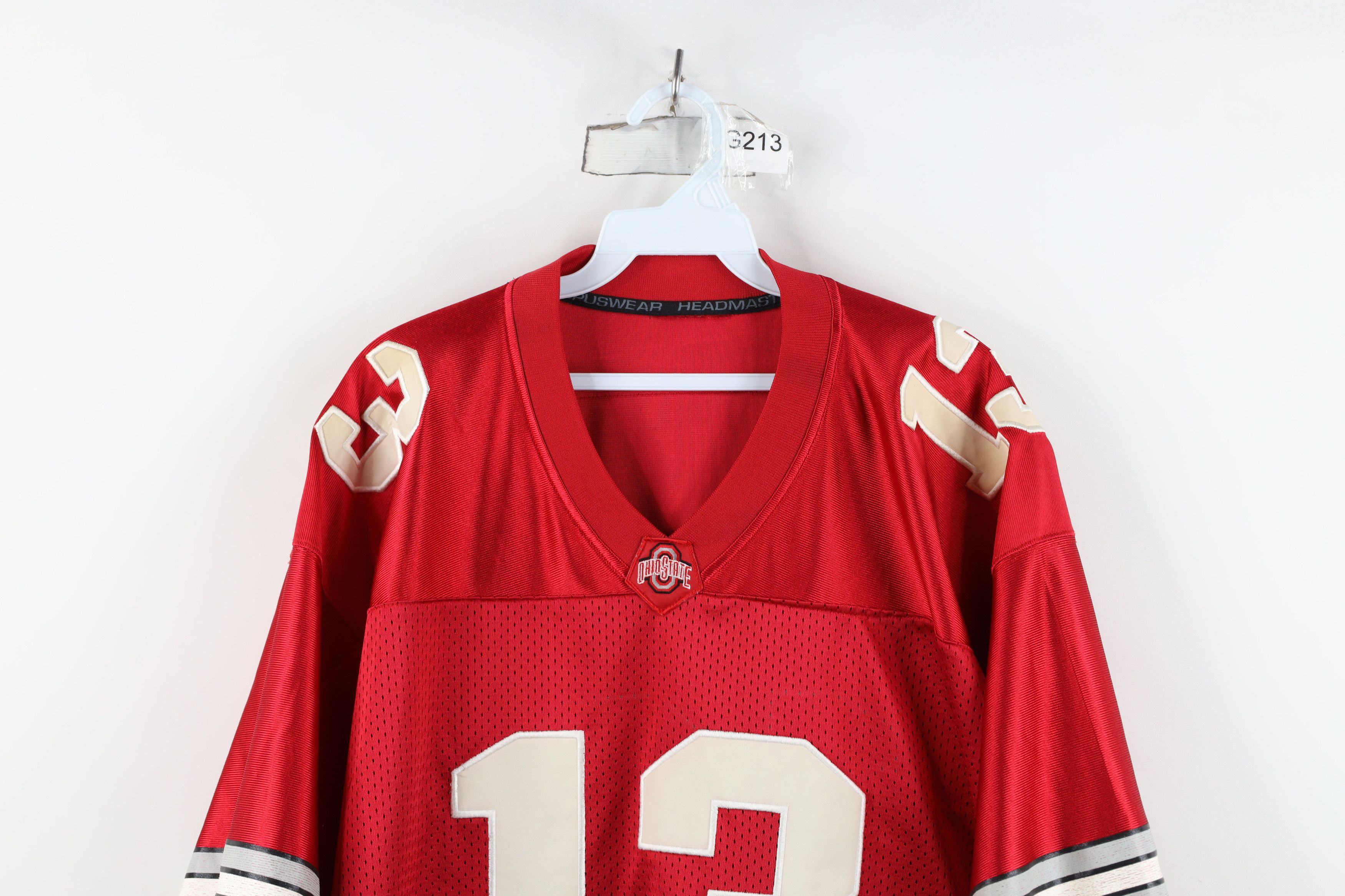 Vintage Vintage Ohio State University Football Jersey Red #13 Size US L / EU 52-54 / 3 - 2 Thumbnail