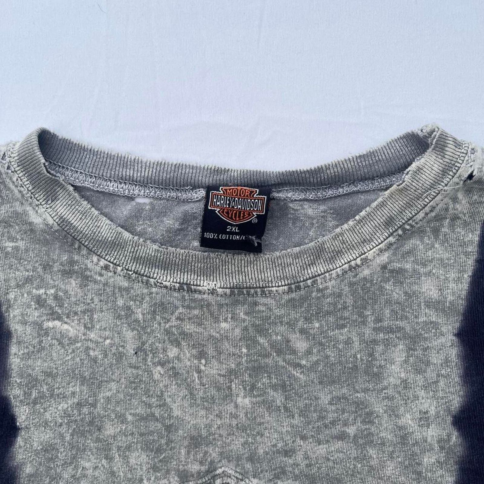 Harley Davidson 1999 Harley Davidson Tie Dye Eagle Worlds Finest Embroidered Size US XXL / EU 58 / 5 - 3 Thumbnail