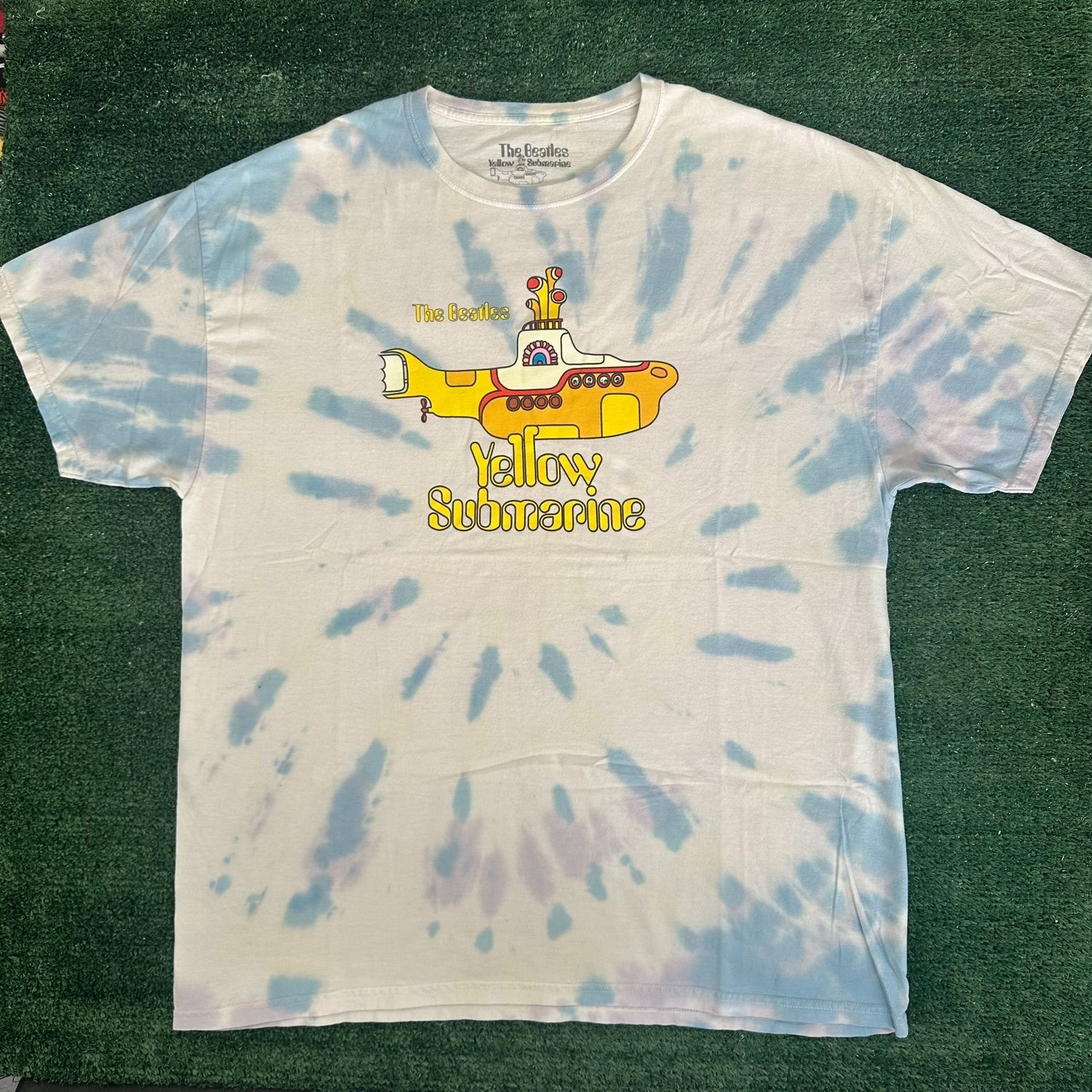 Band Tees The Beatles Yellow Submarine T-Shirt Tie Dye Classic Rock Ba Size US XL / EU 56 / 4 - 1 Thumbnail