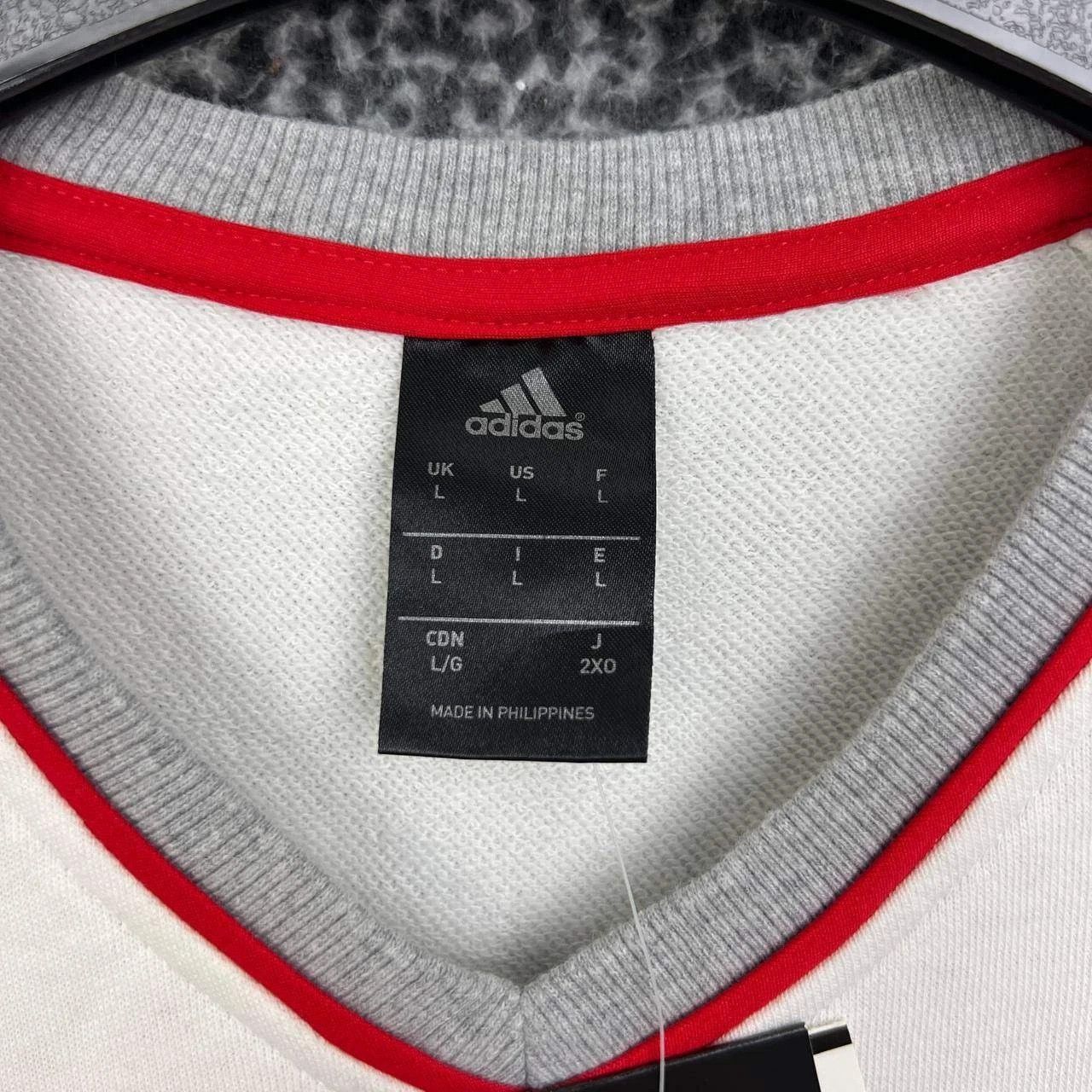 Adidas Chicago Bulls Sweatshirt Men L Pullover Long Sleeve V-Neck Size US L / EU 52-54 / 3 - 6 Thumbnail