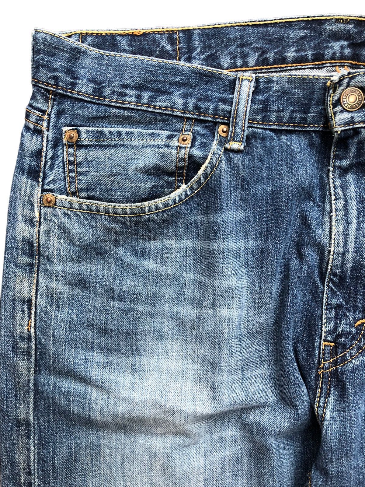 Levi's 💸LASTDROP💸 Vintage Levi's 505 Distressed Denim Jeans Size US 36 / EU 52 - 4 Thumbnail