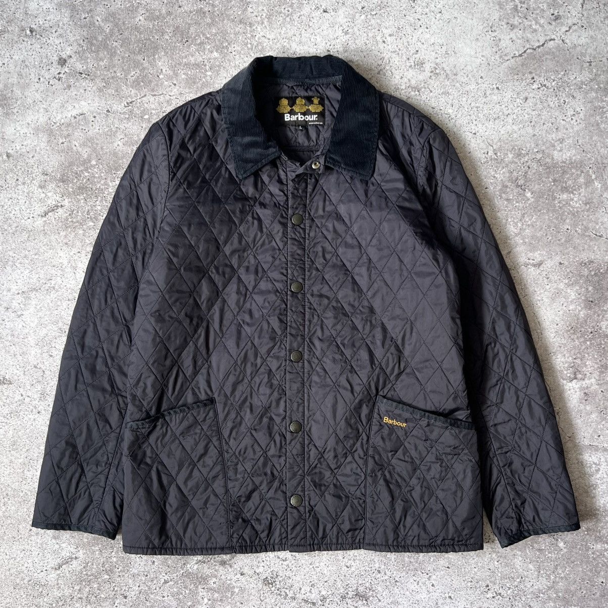 Barbour Barbour Lightweight Liddesdale Quilted Jacket Navy L Size US L / EU 52-54 / 3 - 1 Thumbnail