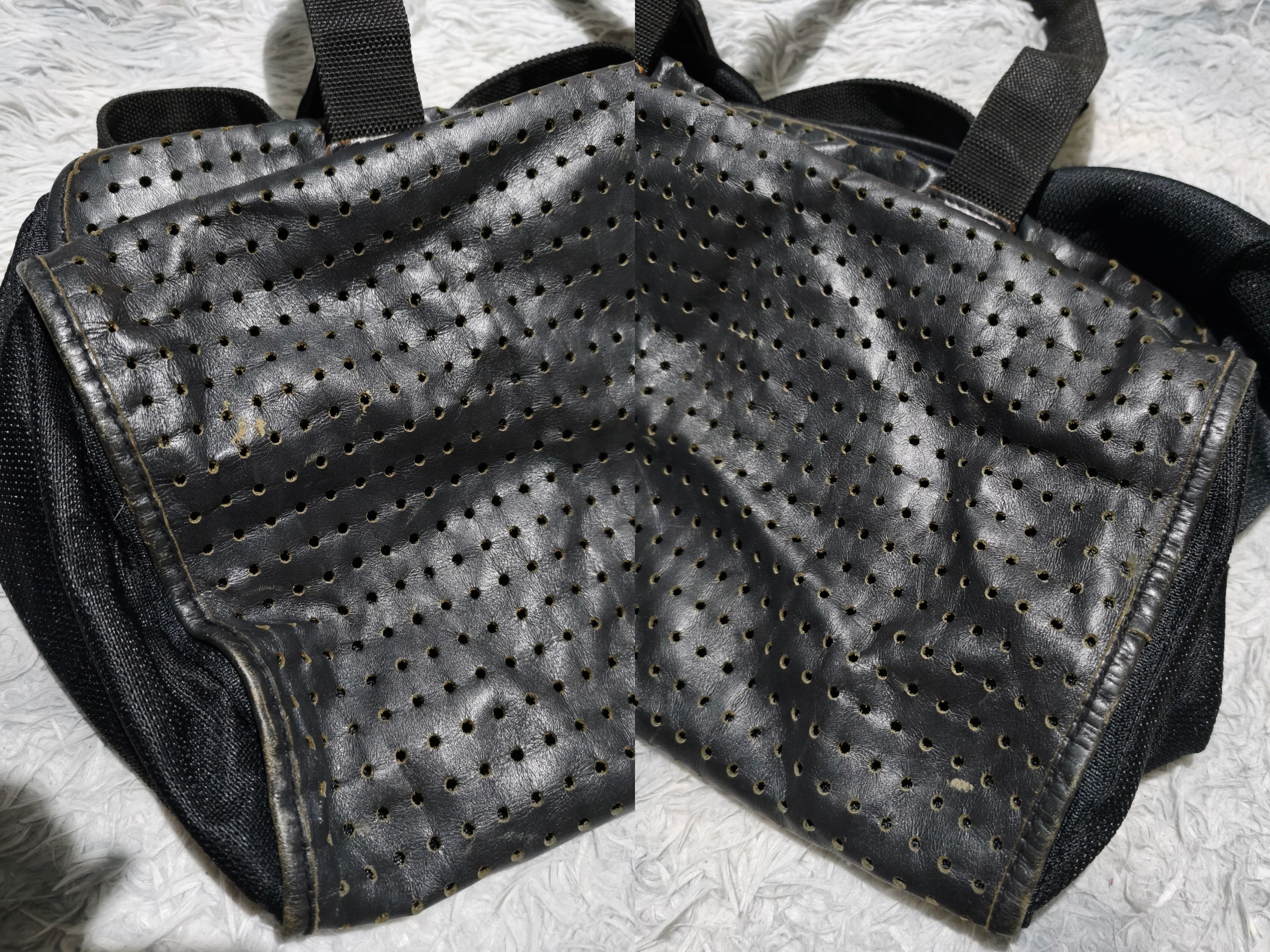 Issey Miyake Vintage Issey Miyake Perforated Dot Pattern Leather Bag Size ONE SIZE - 7 Thumbnail