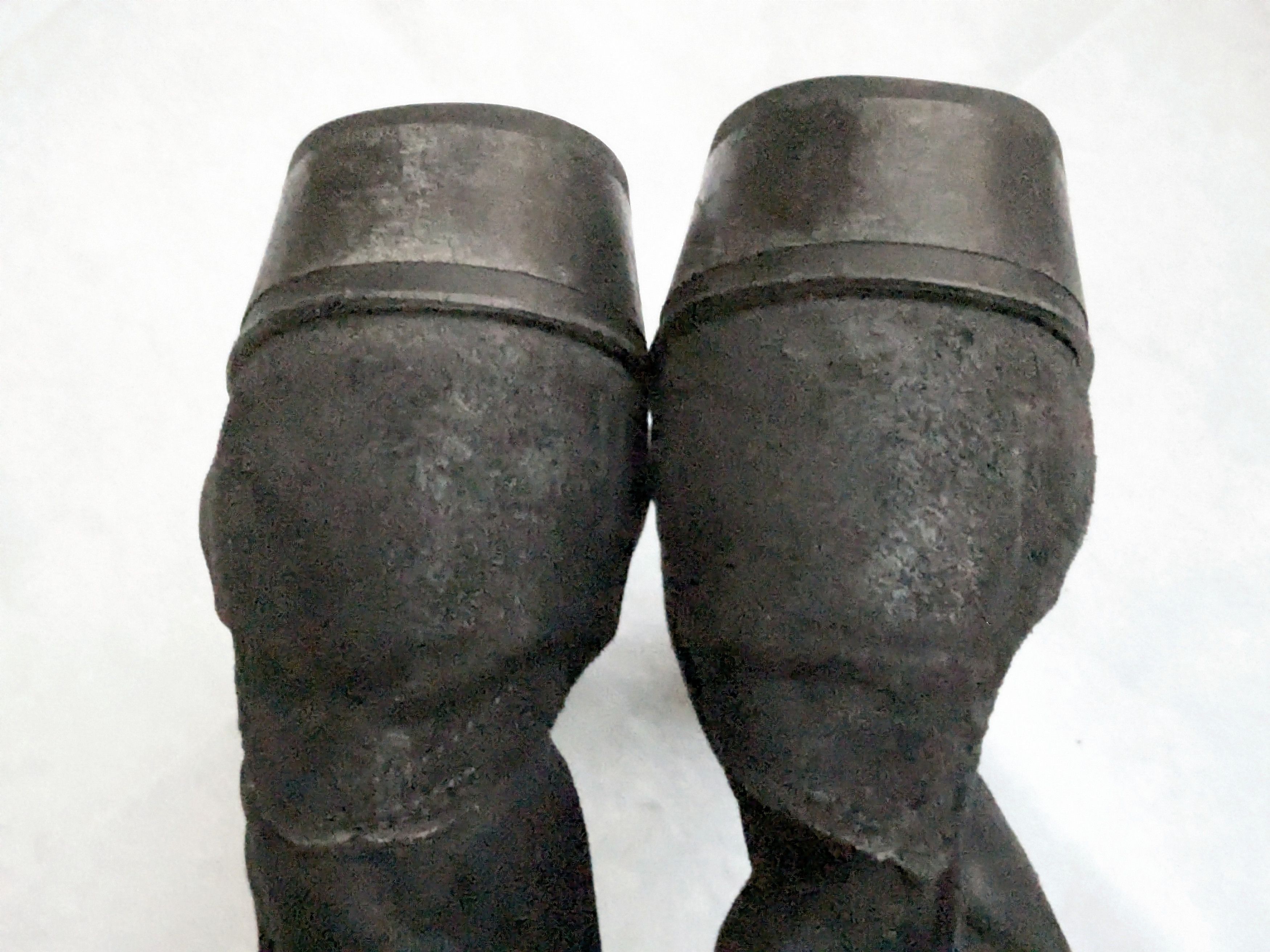 Genuine Leather Vintage Cowboy Boots Black Leather 10 W Wide USA Size US 10 / EU 43 - 9 Thumbnail