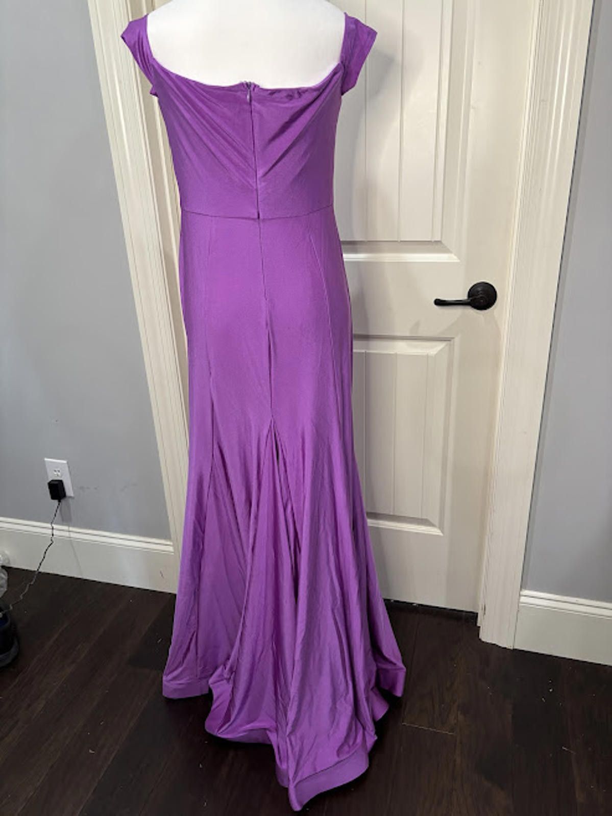 Unknown London 21. Faeriesty Elegant Purple Evening Dress NWOT Size L / US 10 / IT 46 - 3 Thumbnail