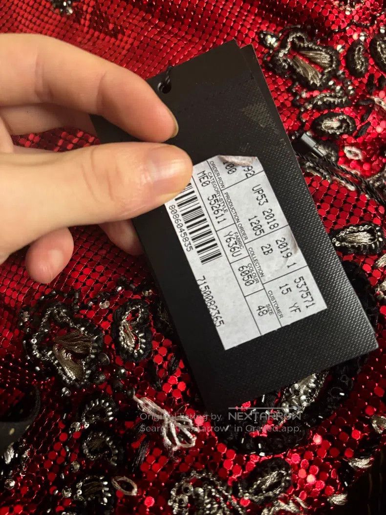Saint Laurent Paris Saint Laurent Paris Crimson Metal Chainmail i Size US M / EU 48-50 / 2 - 8 Thumbnail