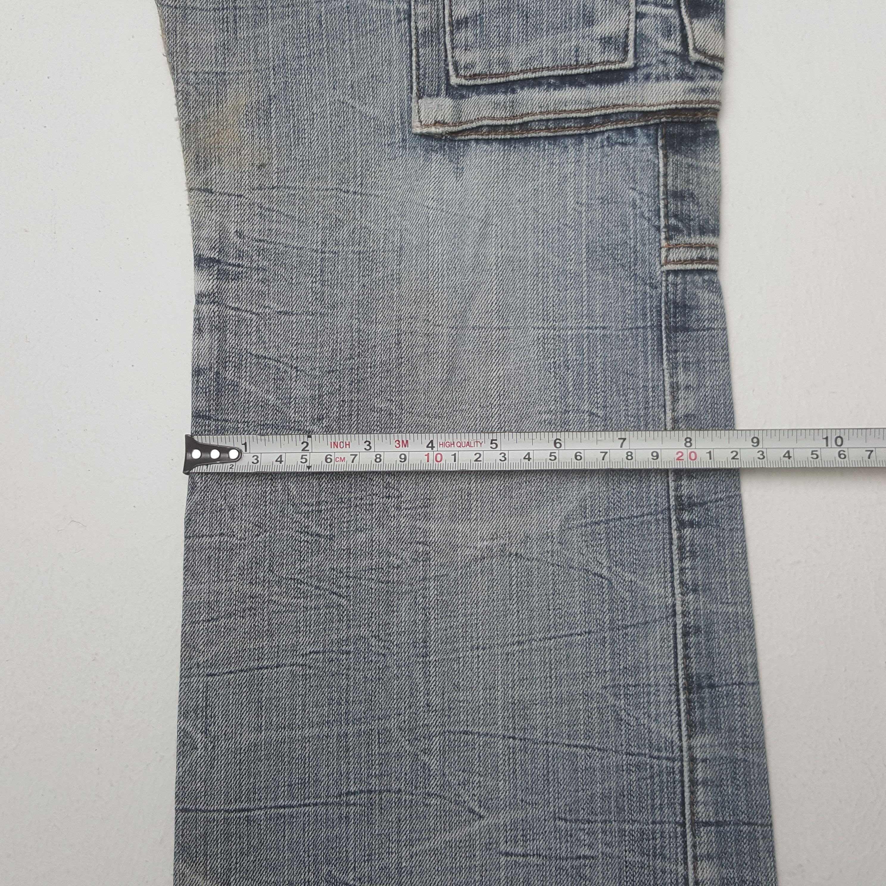 Japanese Brand × Vintage × semanticdesign Vintage Semantic Design Cargo Denim Pants Size US 32 / EU 48 - 10 Thumbnail
