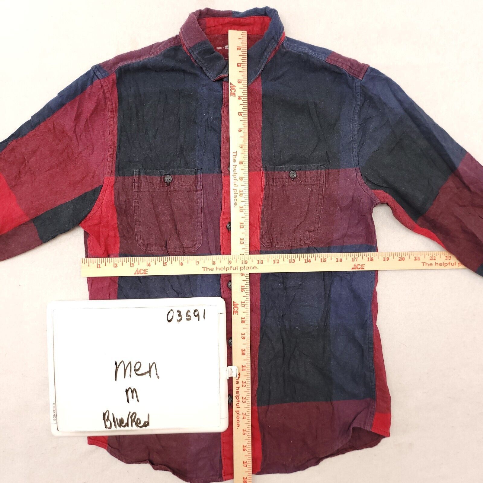 Urban Pipeline Urban Pipeline Buffalo Check Flannel Shirt Mens Size M Red Size US M / EU 48-50 / 2 - 6 Thumbnail