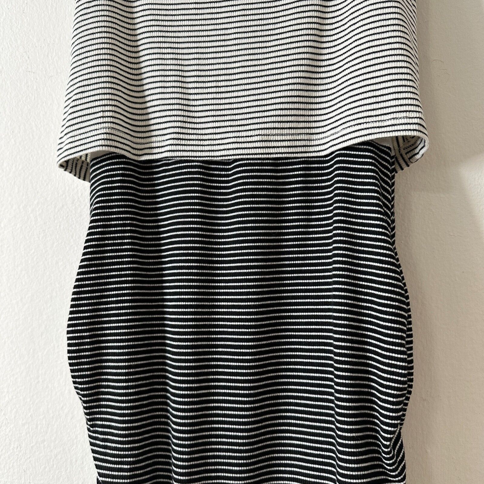 Other Allison Joy Kit Stripe Twist Front Ruche Knit Dress Dress XS Size XS / US 0-2 / IT 36-38 - 4 Thumbnail