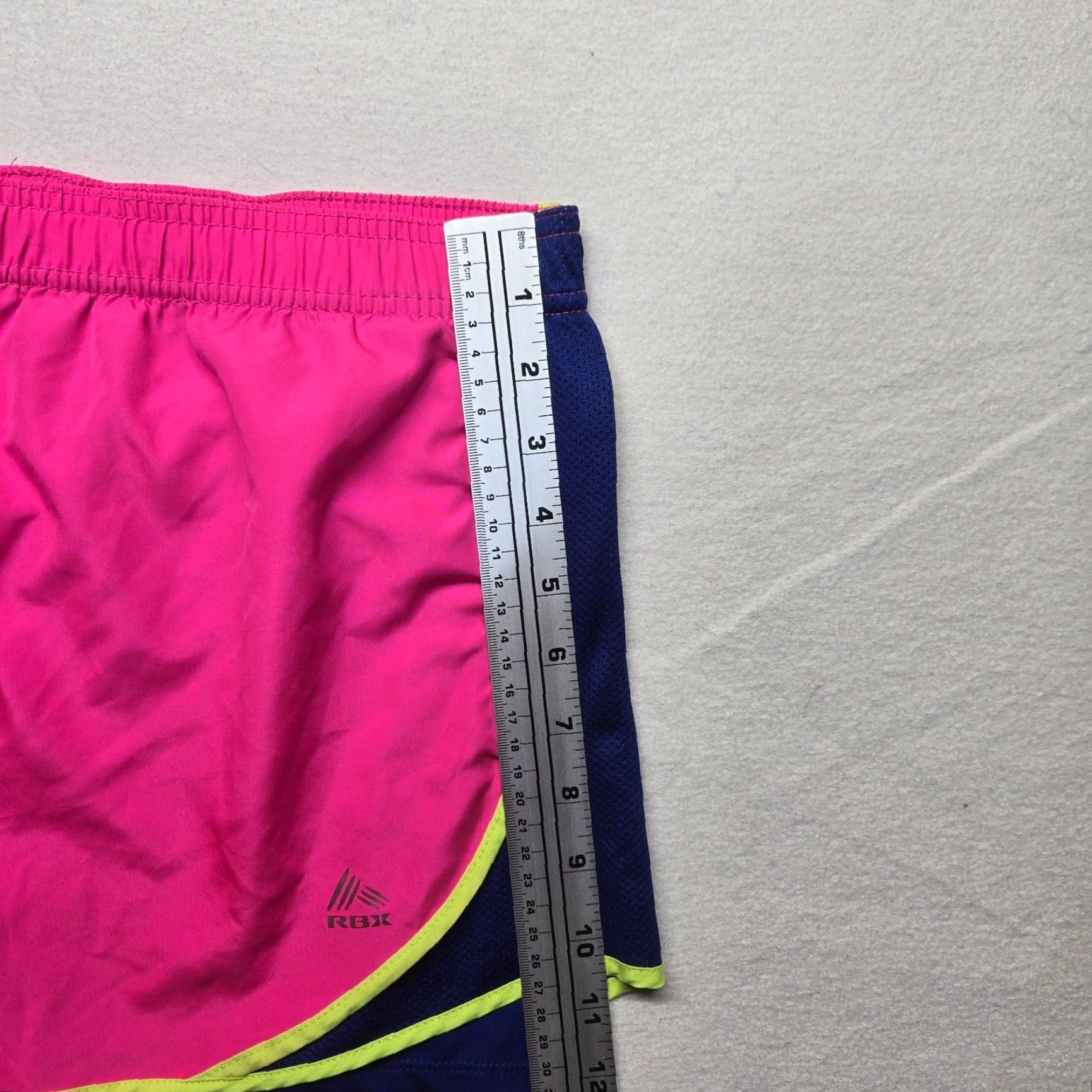 Vintage RBX Running Shorts Pink Elastic Adult Women's Size L Large Size 36" / US 14 / IT 50 - 5 Thumbnail
