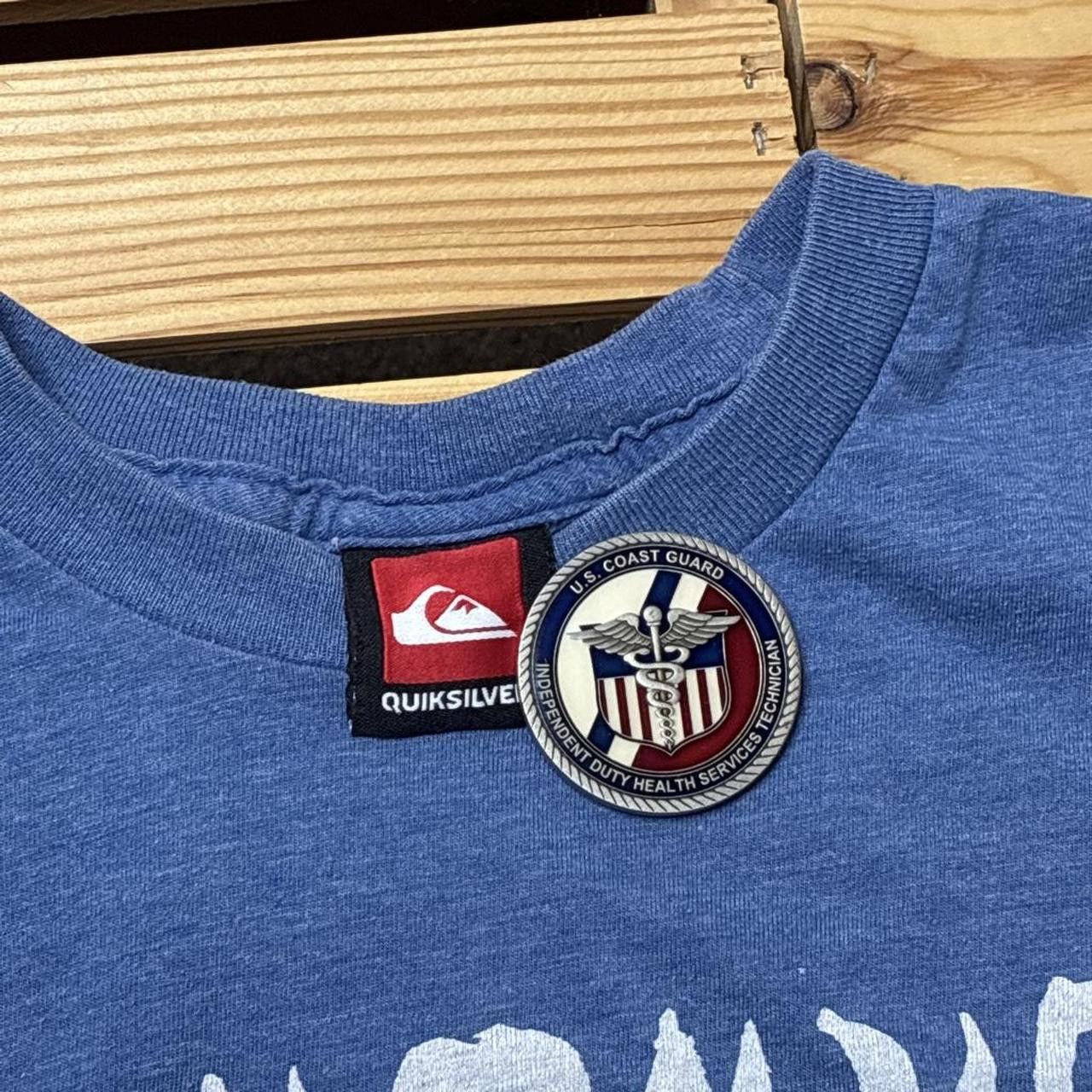 Quiksilver Vintage Quiksilver Blue Surf Tee Size Medium | Grailed