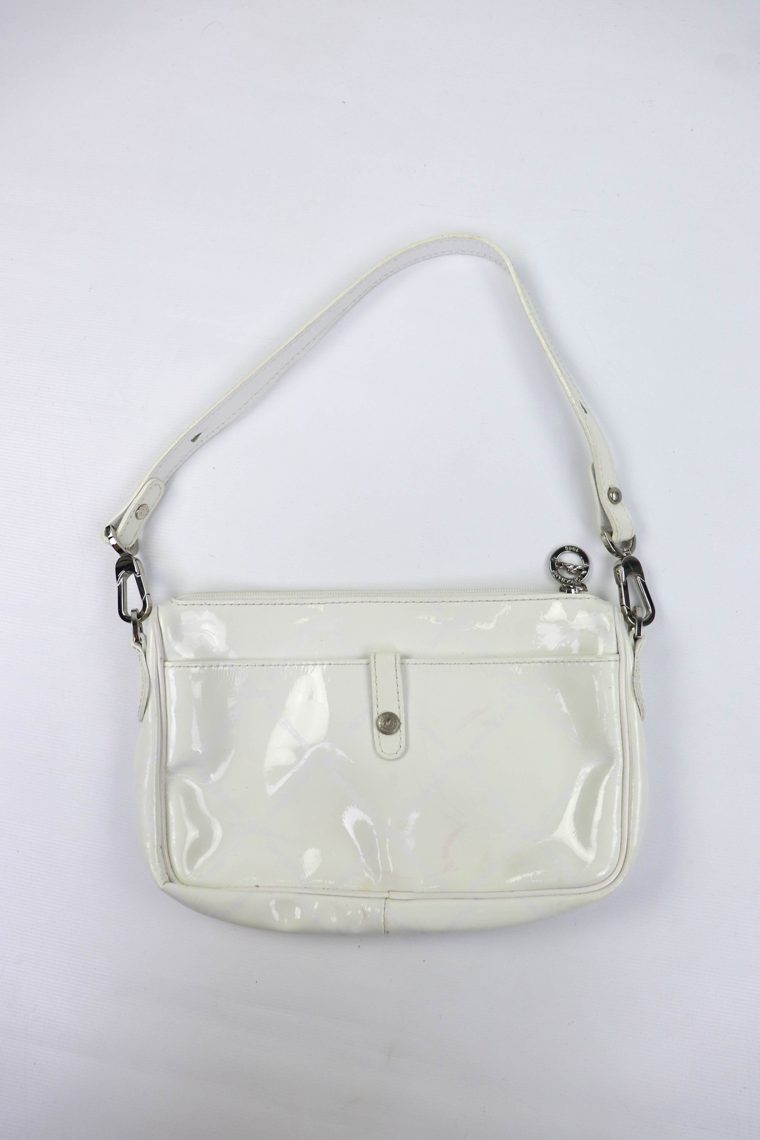 Longchamp Longchamp Paris Vintage Made in France White Mini Hand Bag Size ONE SIZE - 2 Thumbnail