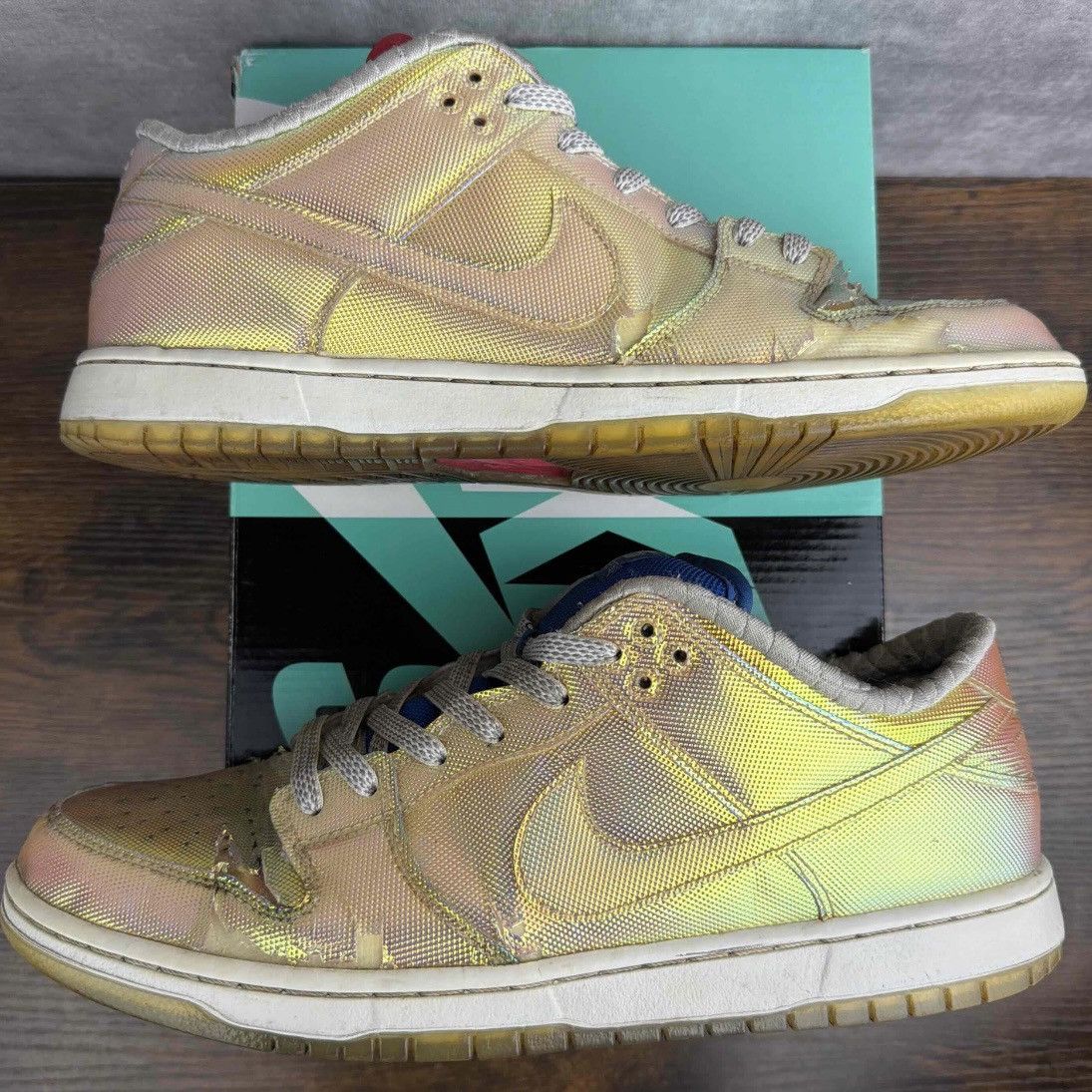 CNCPTS × Nike Nike SB Dunk Low Concepts Holy Grail 504750-140 Multicolor Size US 11.5 / EU 44-45 - 3 Thumbnail