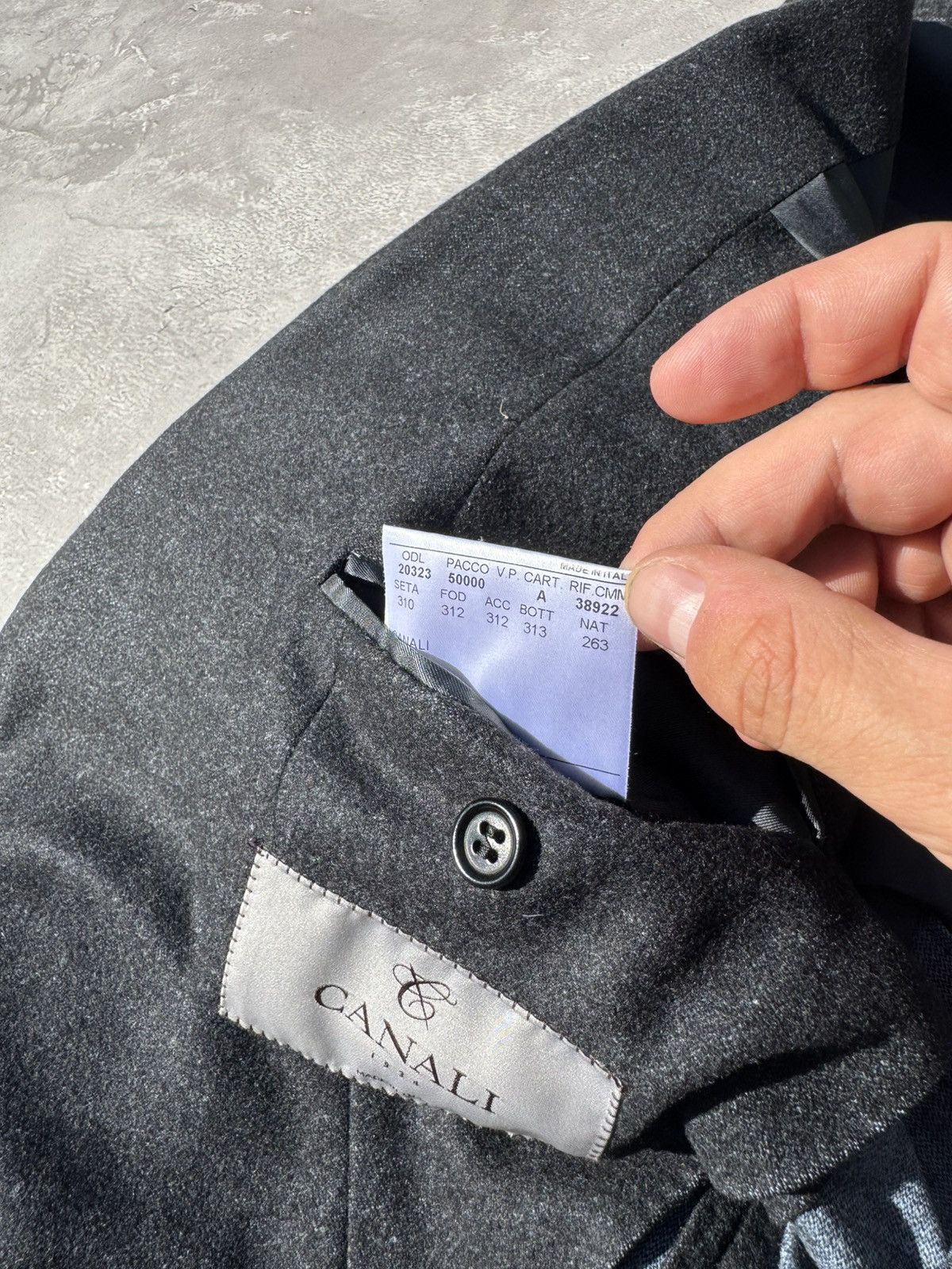 Canali Vintage Canali Black Wool Blazer size 52R Size 52R - 17 Thumbnail