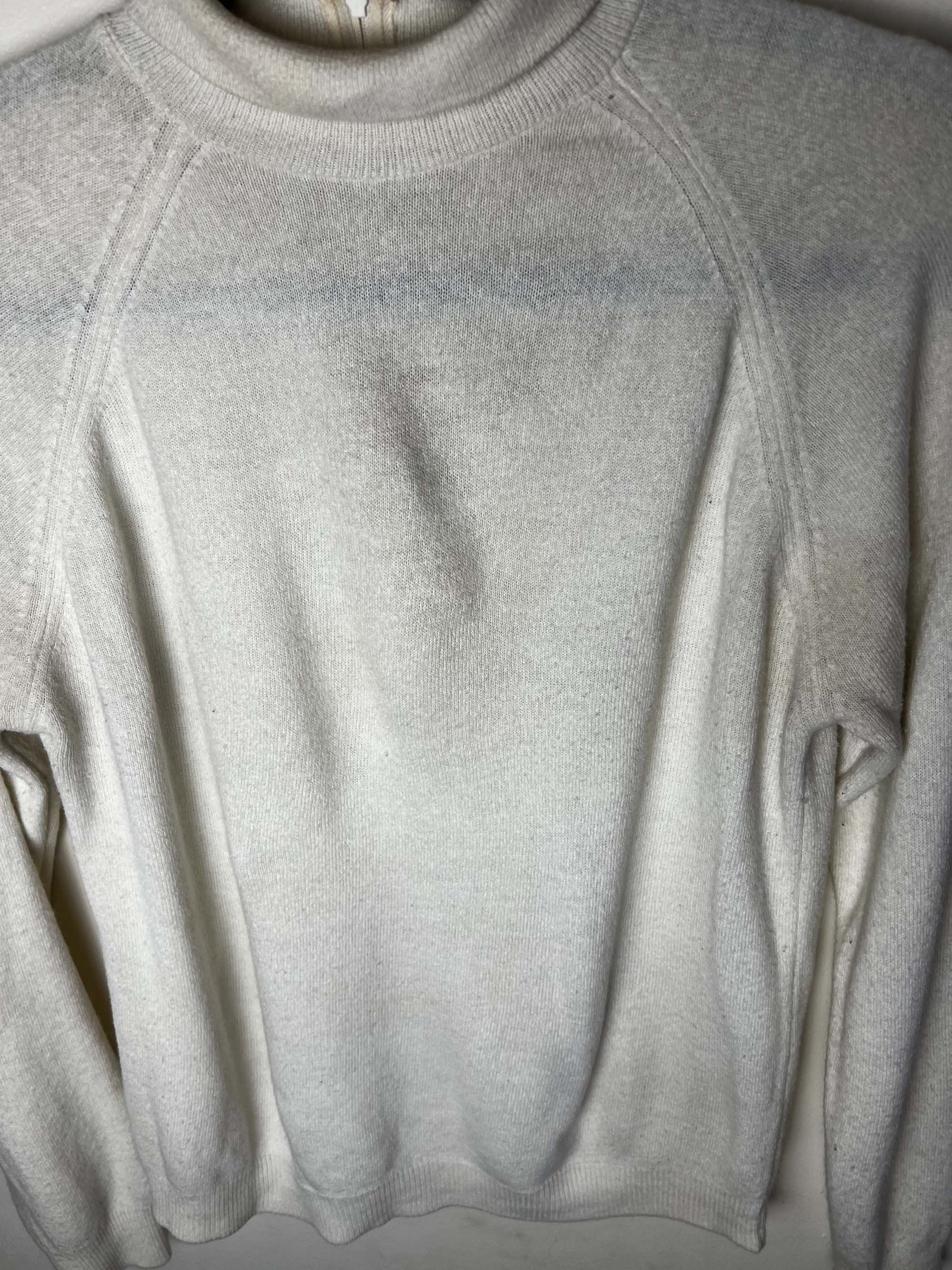 pandora Vintage 1960's Pandora Creamy Off White Mock-Neck Sweater Size M / US 6-8 / IT 42-44 - 5 Thumbnail